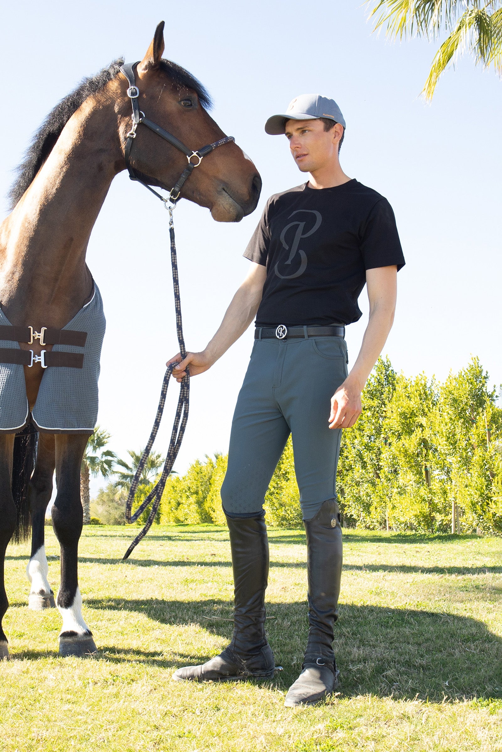 PS of Sweden Scott Mens´s Cotton Tee Mens Riding Clothing
