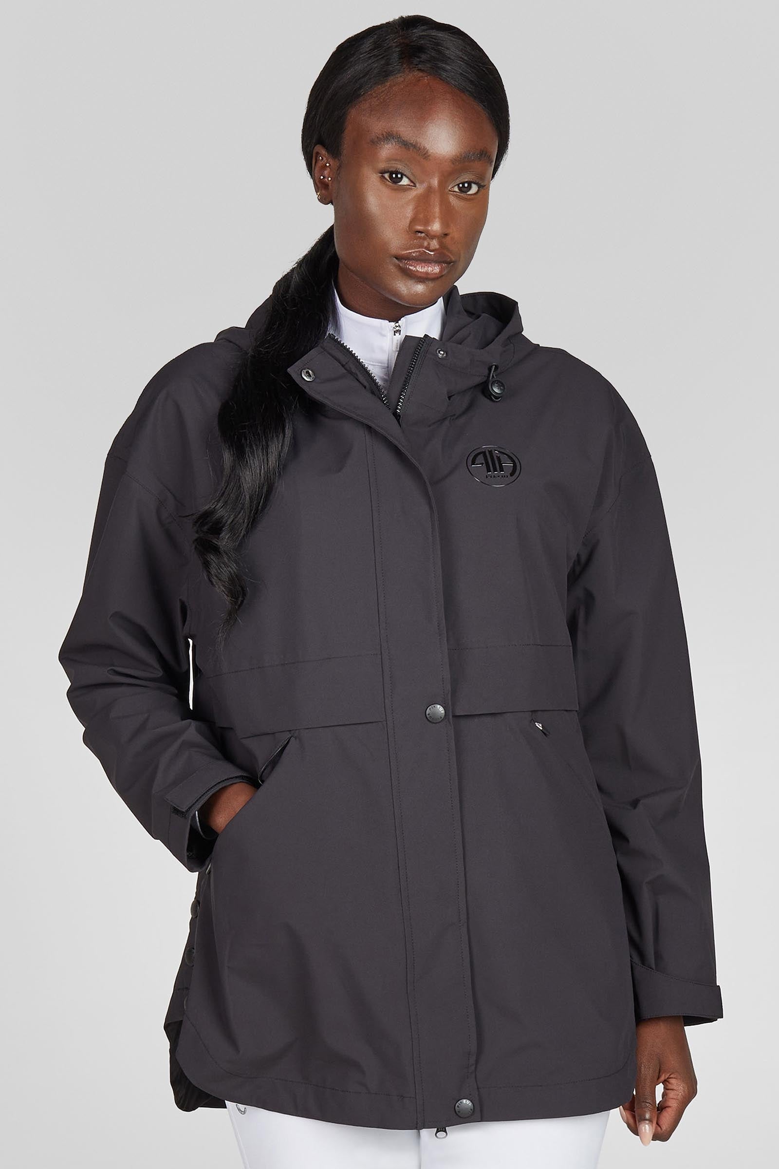 Pikeur poncho antipioggia donna con zip Abbigliamento da donna