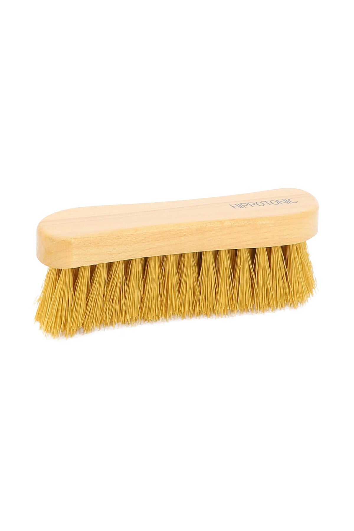HIPPOTONIC Brusca in nylon con manico in legno Accessori per la toelettatura