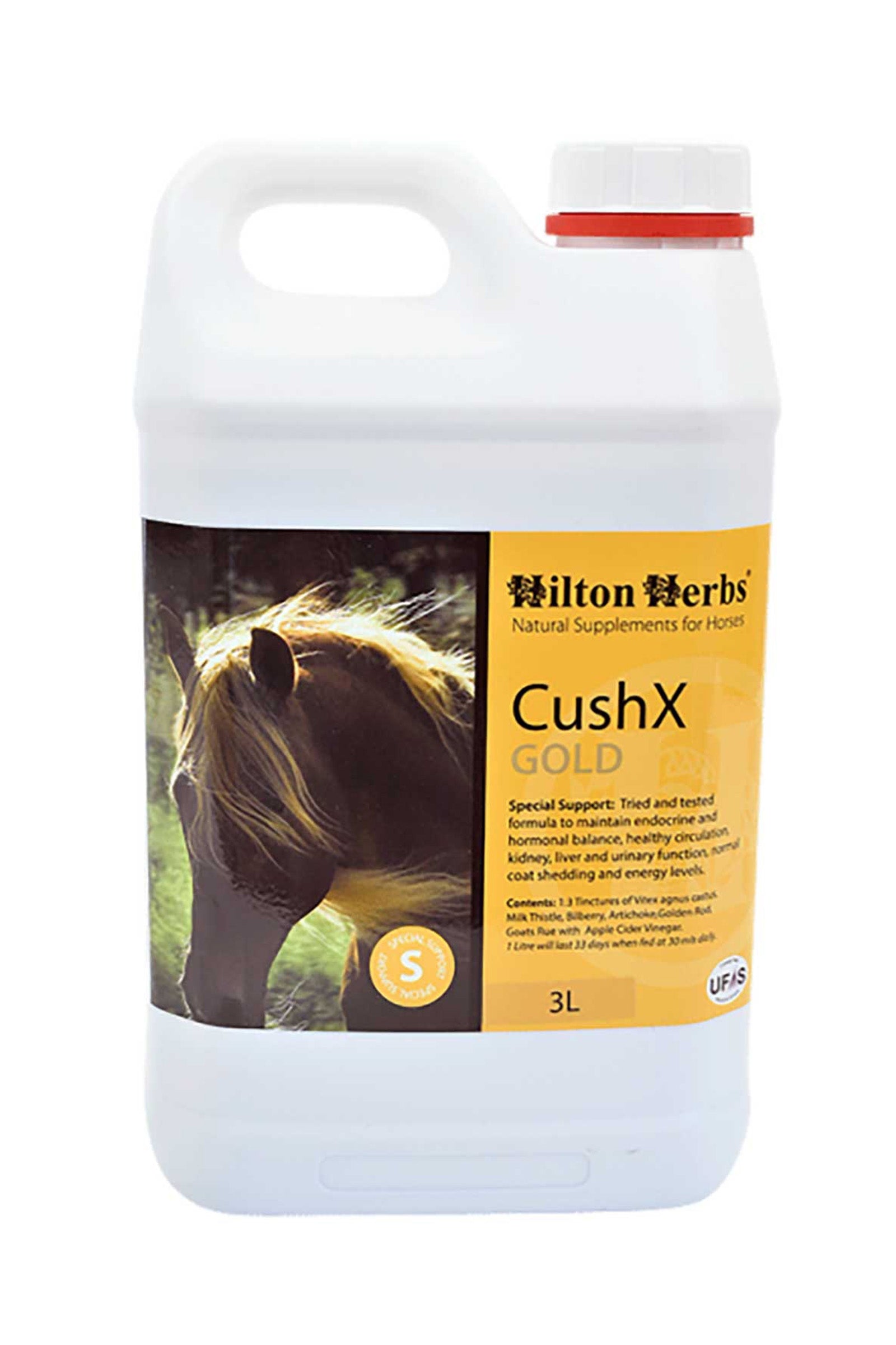 Hilton Herbs Cush X GOLD Supporta il sistema endocrino, 3 L Horse Feed & Nutrition
