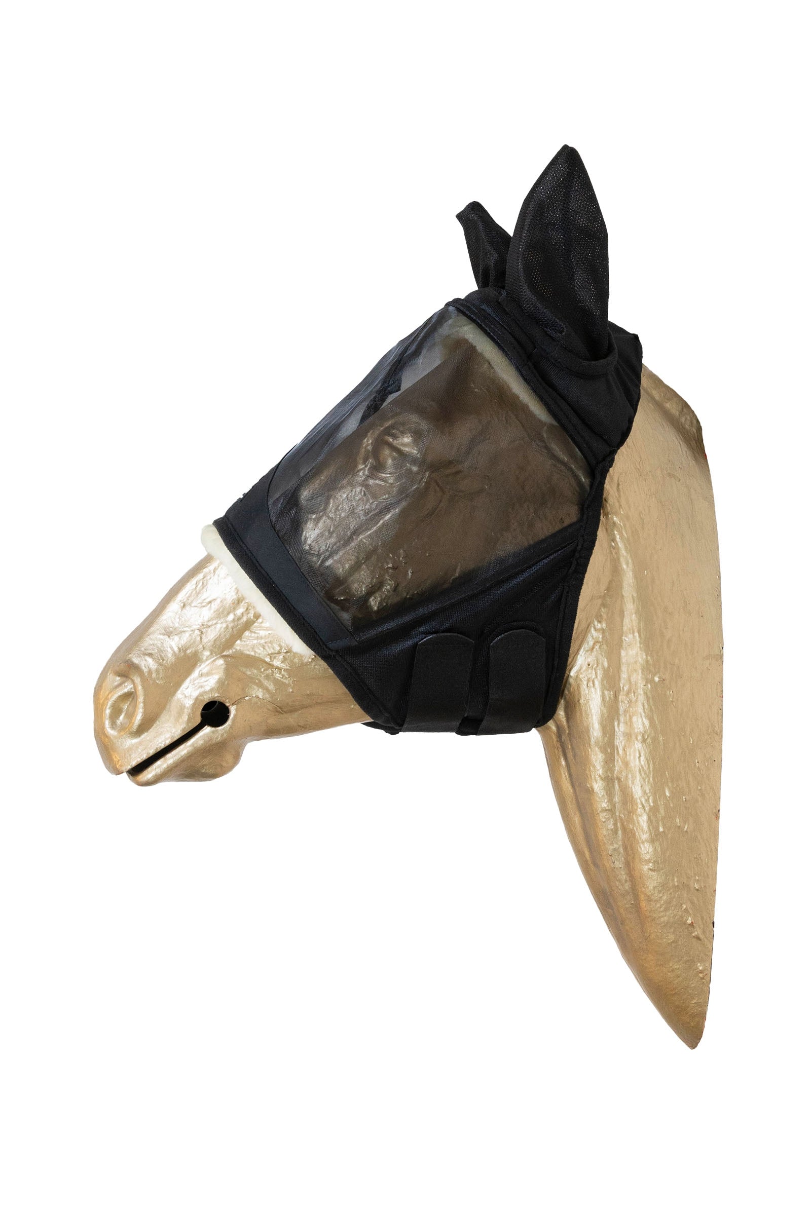 Kentucky Horsewear maschera antimosche delicata sulla pelle con orecchie Protezione antimosche per cavalli