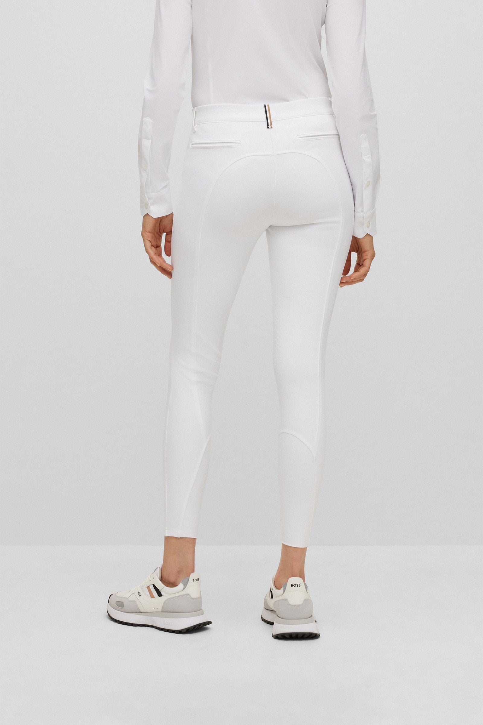 Boss Pantaloni da equitazione con impugnatura al ginocchio Hazel da donna Womens Breeches
