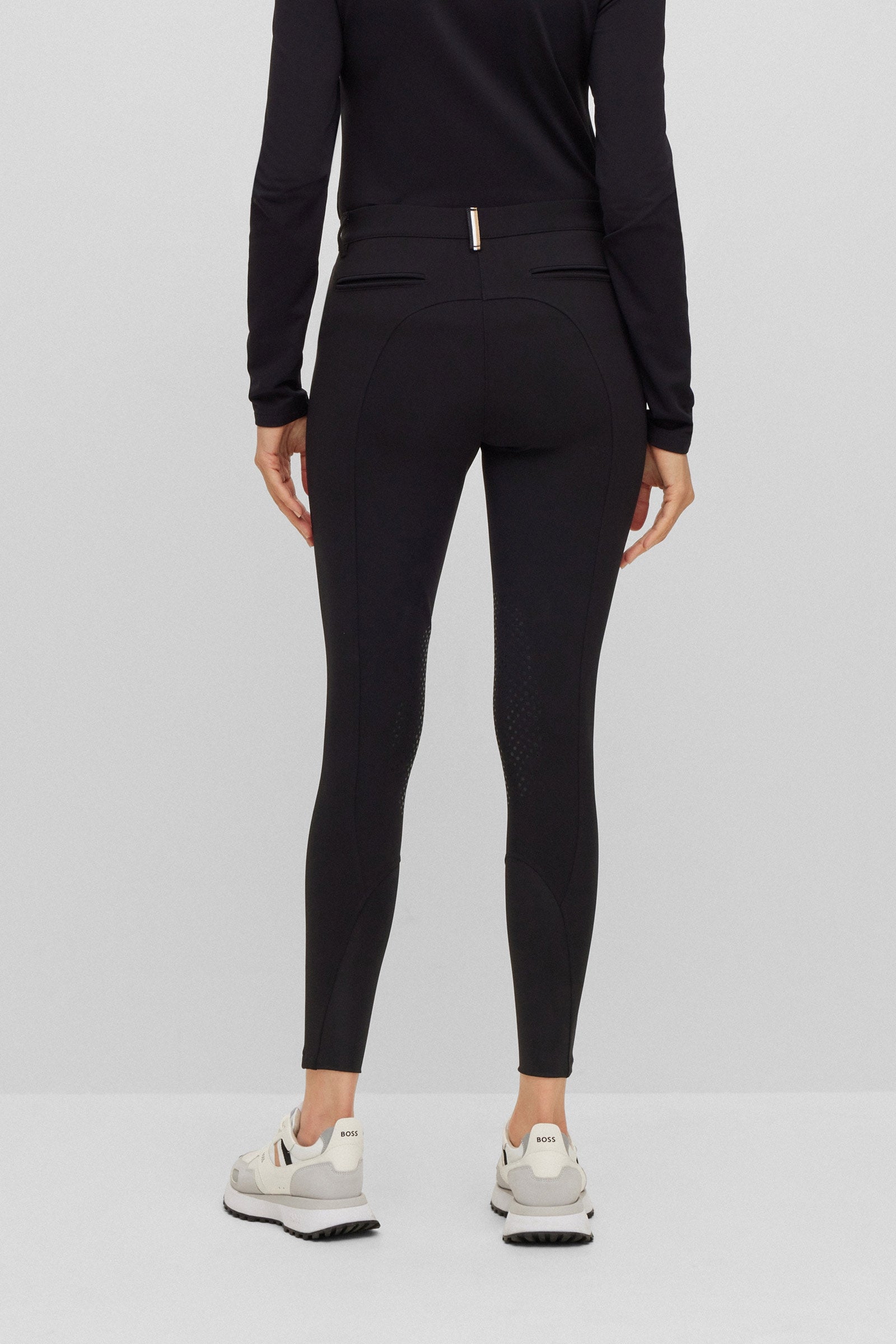 Boss Pantaloni da equitazione con impugnatura al ginocchio Hazel da donna Womens Breeches