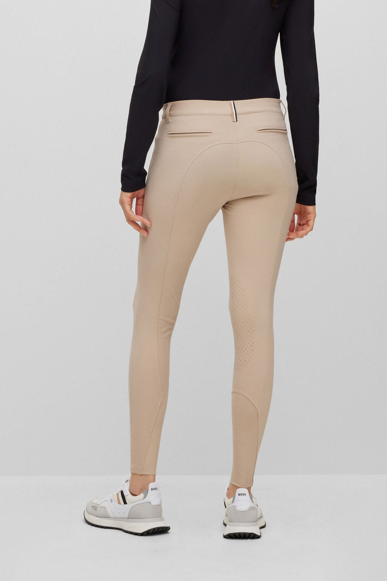 Boss Pantaloni da equitazione con impugnatura al ginocchio Hazel da donna Womens Breeches