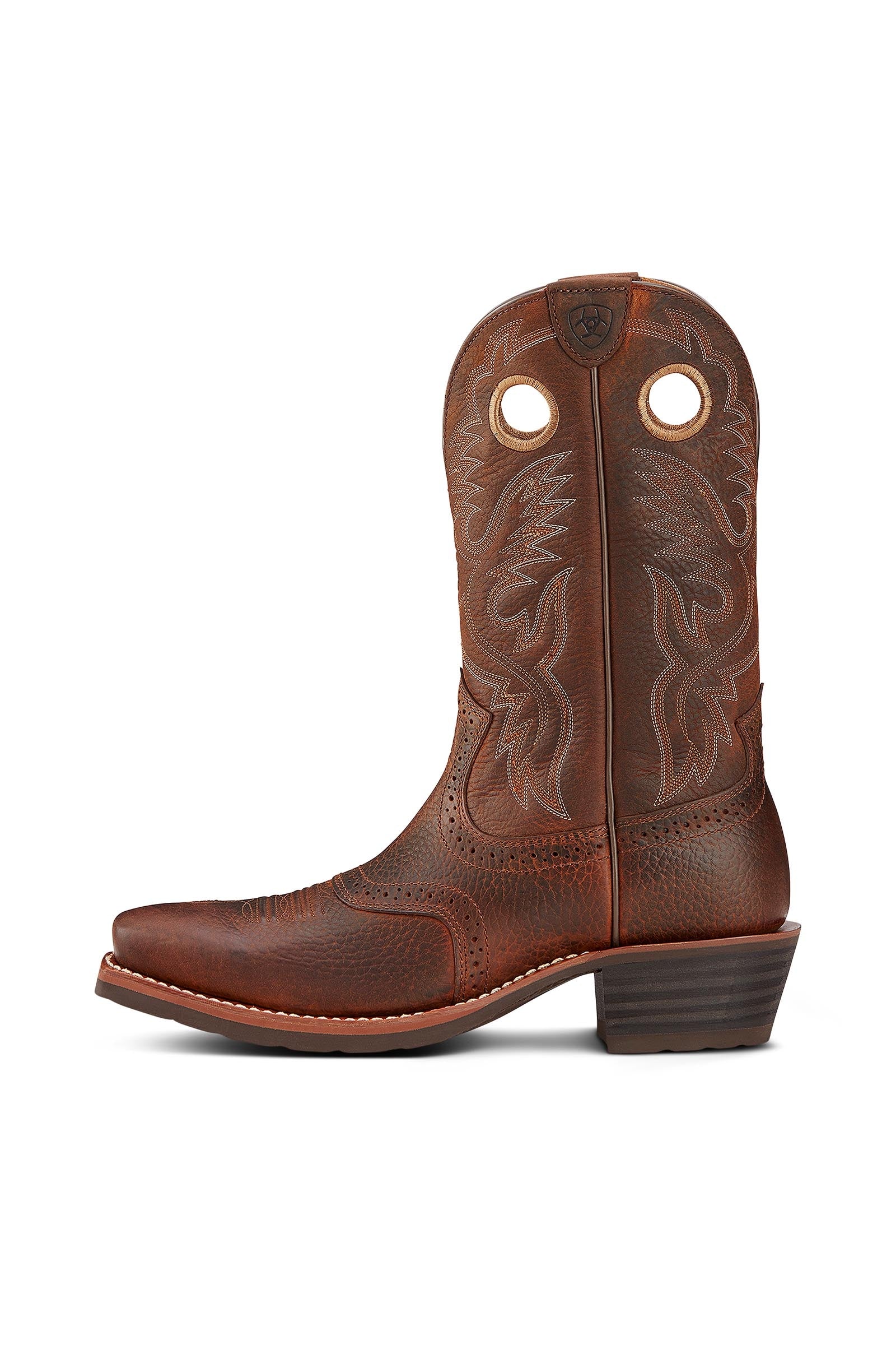 Ariat Mens Heritage Roughstock Square Toe Cowboy Boot Riding Boots & Riding Shoes