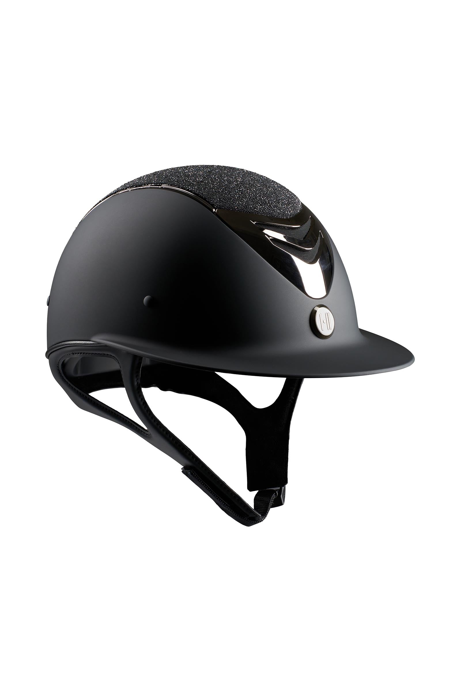 OneK Avance Matt Glitter Chrome Casco da equitazione Attrezzatura di sicurezza