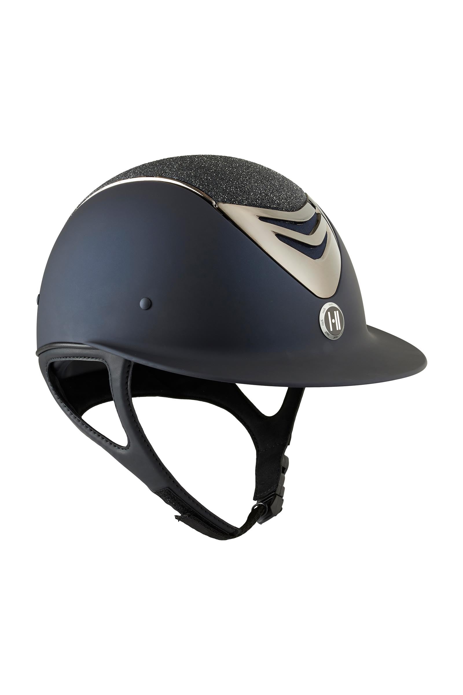 OneK Avance Matt Glitter Chrome Casco da equitazione Attrezzatura di sicurezza