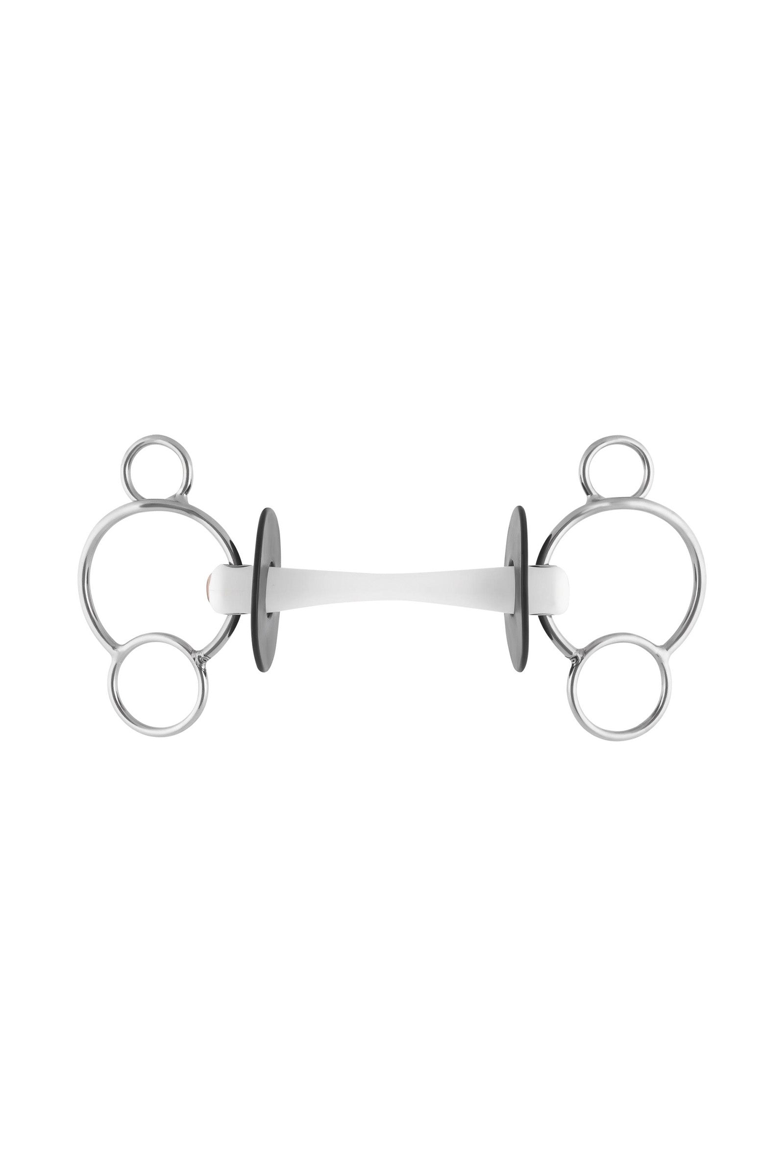 Sprenger Nathe Filetto a 3 anelli 20 mm con imboccatura flessibile Mullen (anello da 70 mm) Boccaglio