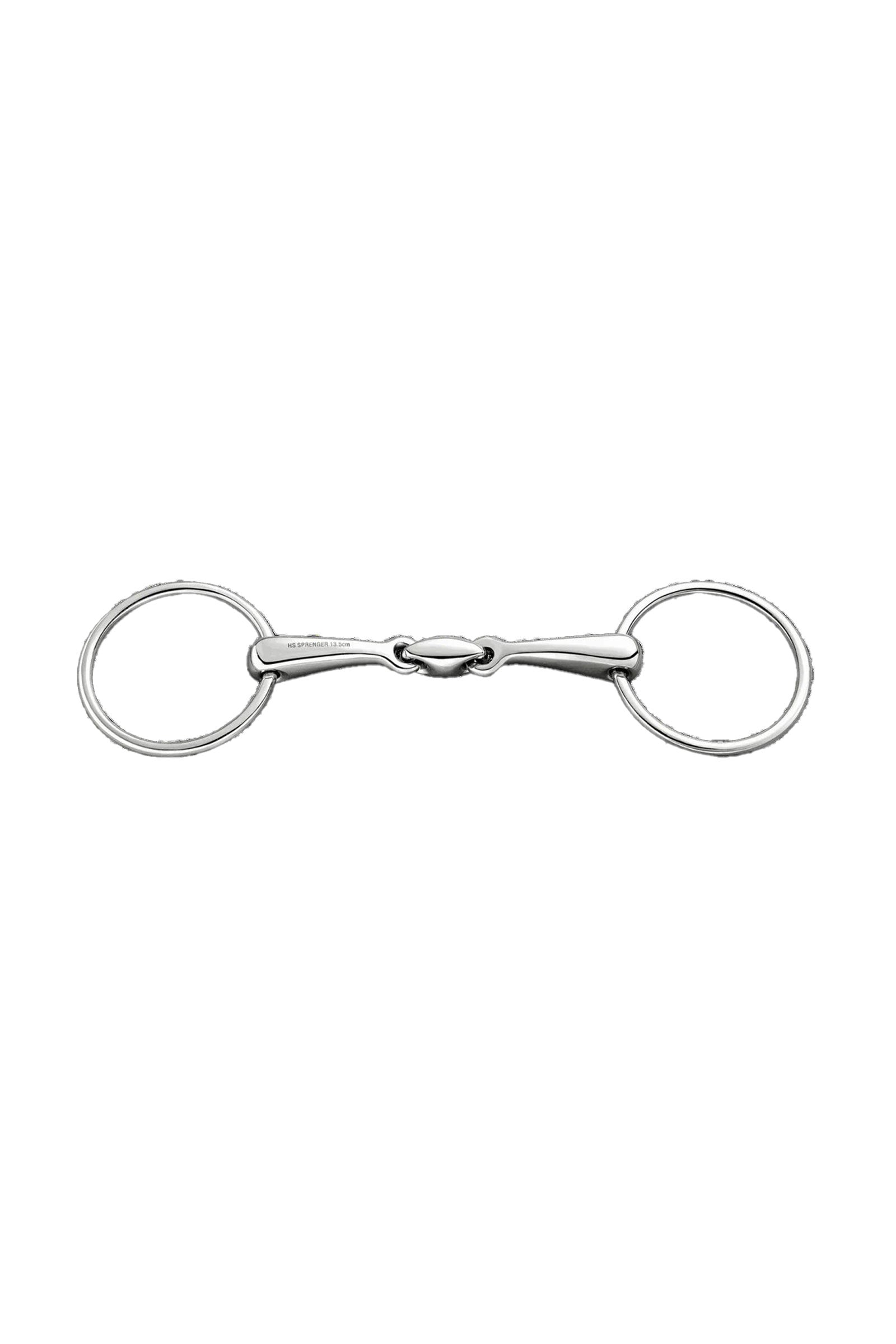 Sprenger filetto ad anelli liberi, doppio snodo, 18 mm, acciaio inox Boccaglio