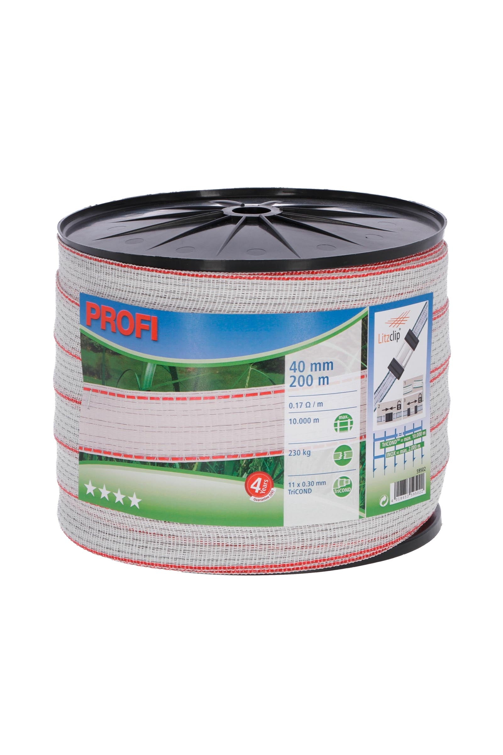 Corral CORRAL Profi nastro per recinzione, 200 m, 40 mm Forniture di difesa