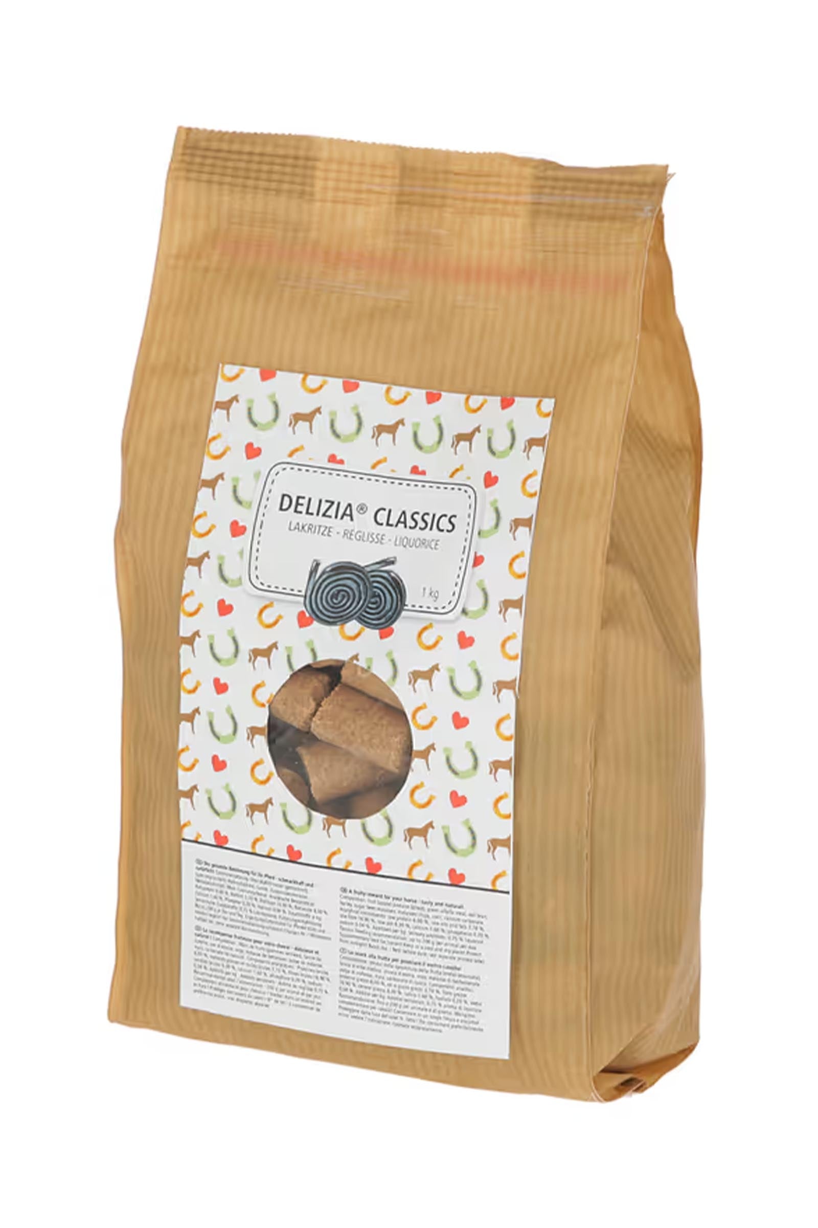 Delizia Snack alla liquirizia per cavalli, 1 kg Horse Feed & Nutrition