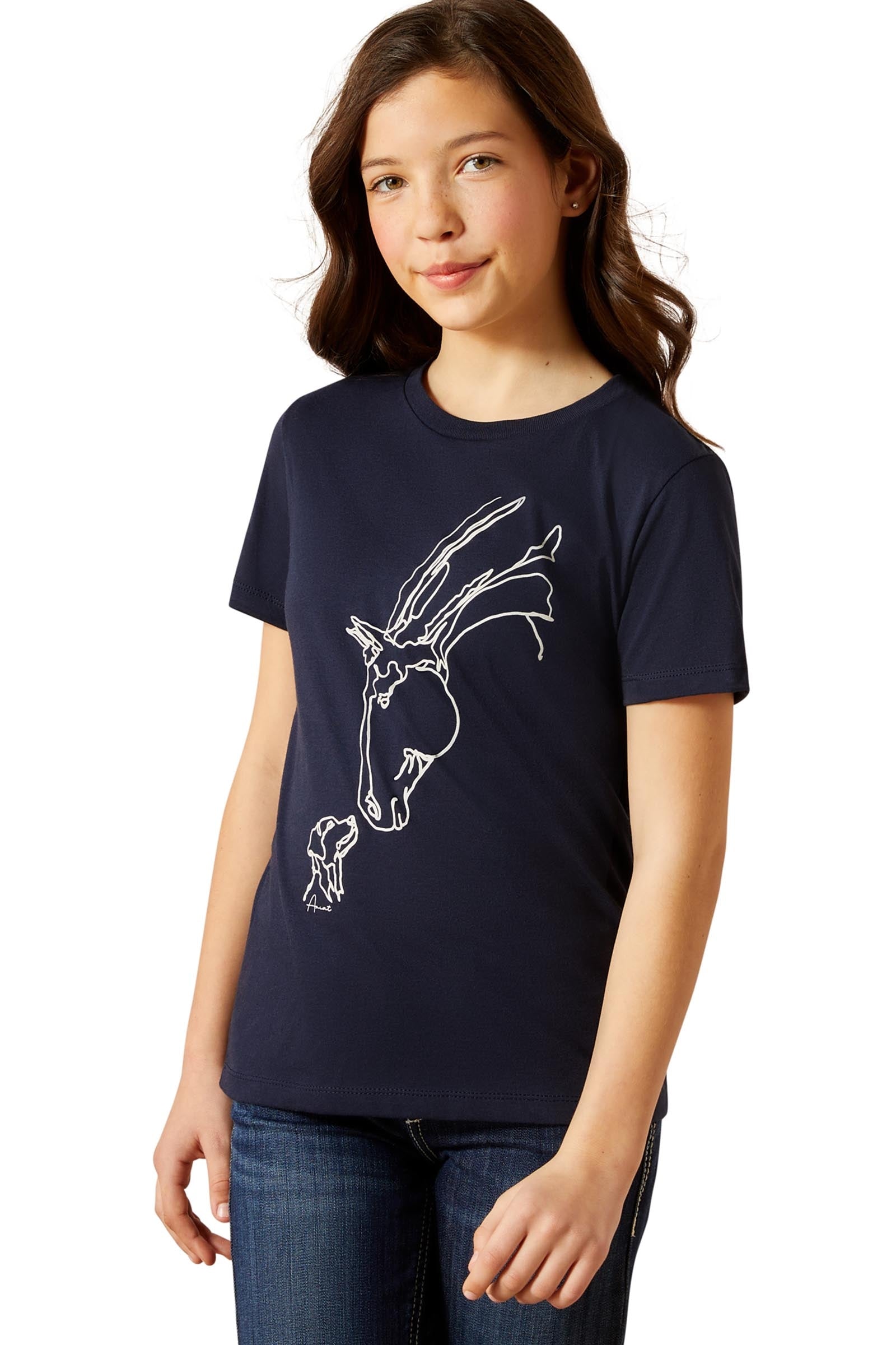 Ariat Hay Girl T-shirt per bambini Abbigliamento per bambini
