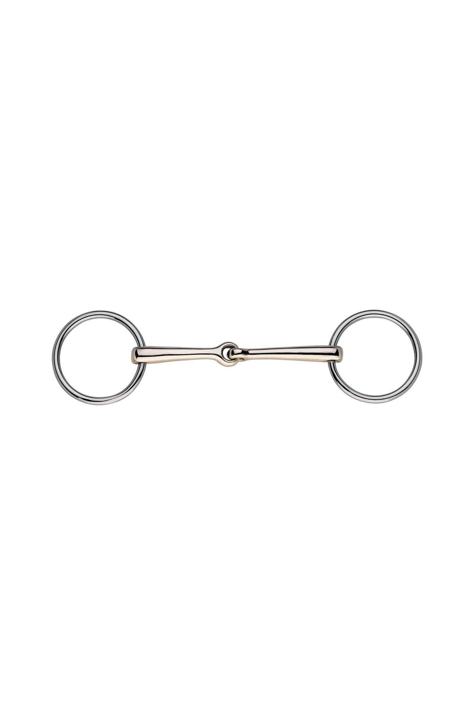 Sprenger filetto da briglia ad anelli liberi, snodo semplice, 14 mm, Sensogan Boccaglio