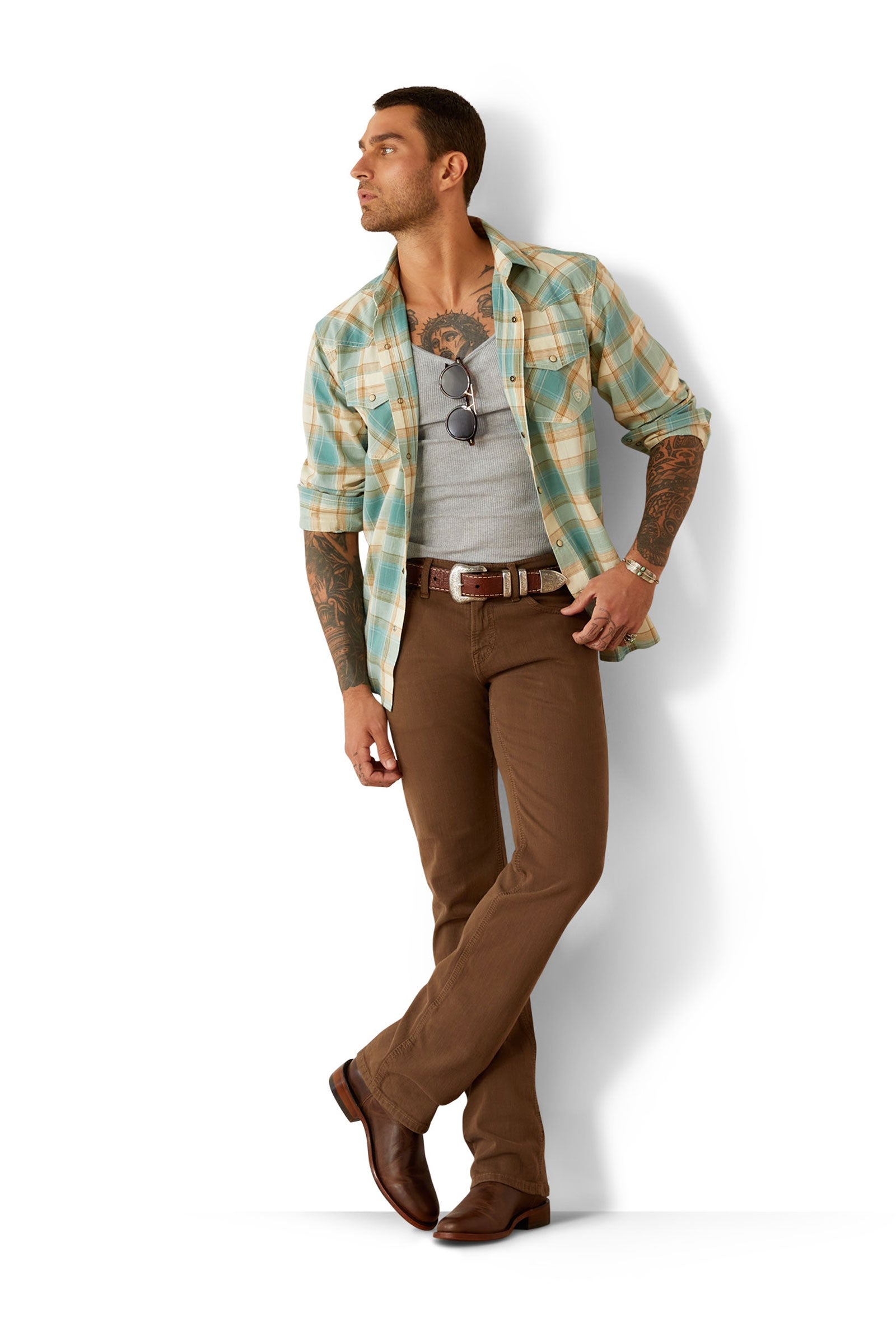 Ariat Hardin Retro Men´s Long Sleeve Shirt Mens Riding Clothing