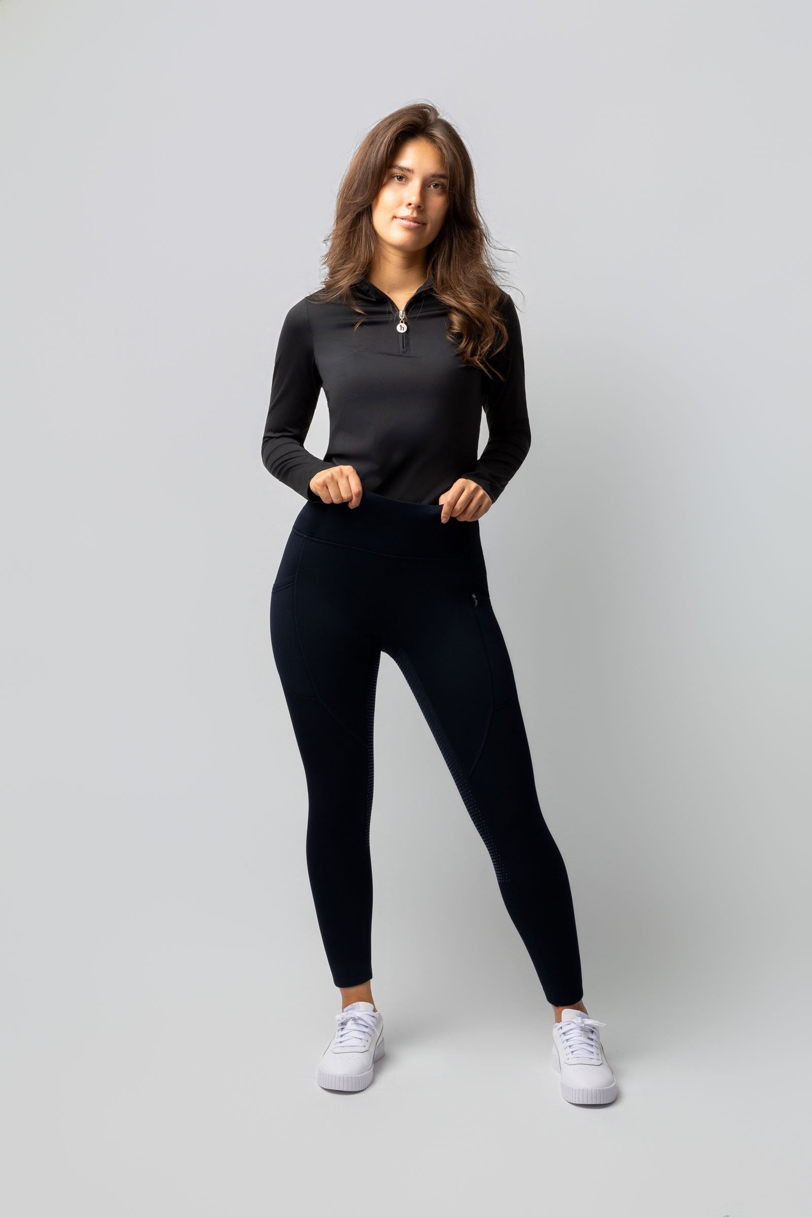 Pantaloni Donna Vita Alta Foderati Leggings Invernali Termici Donna, Vita Alta, Foderati In Pile, Stretch - Taglie 36, 38, 40, 42, Perfetti Per - Foto 10