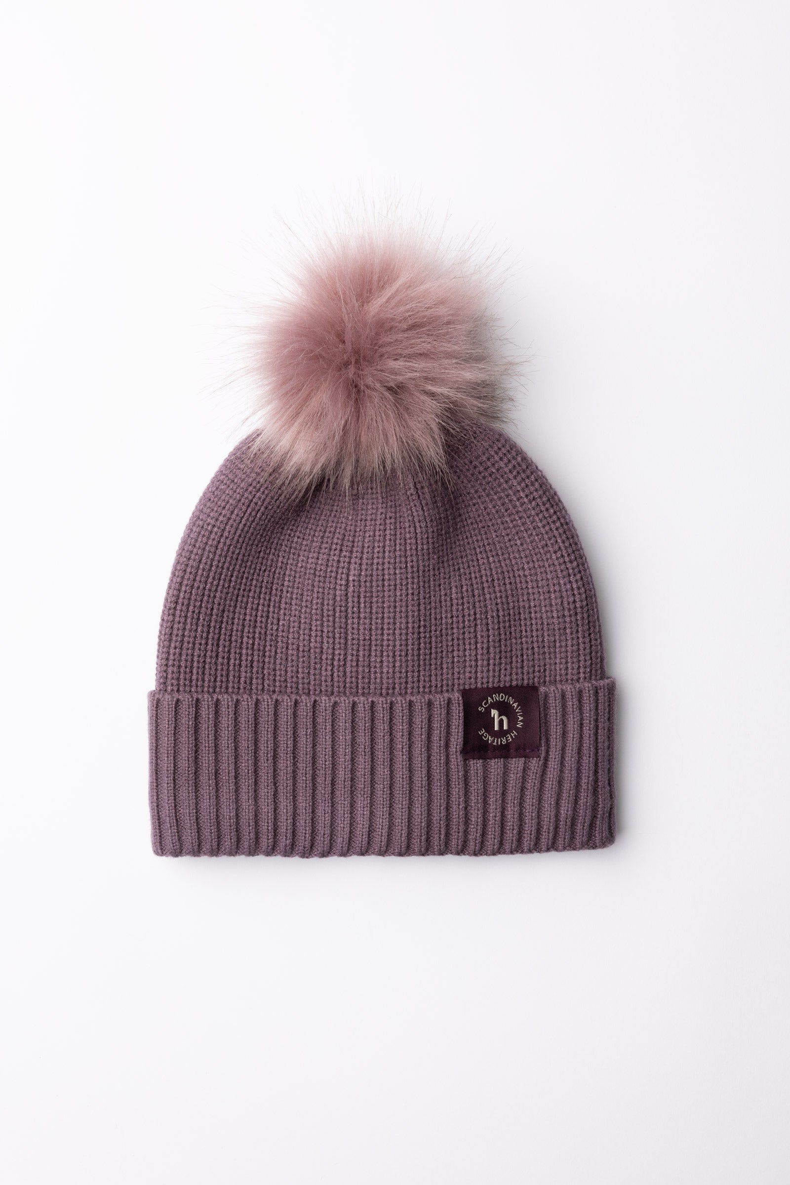 Horze Noa Cappello lavorato a maglia per bambini con pompon rimovibile Accessori