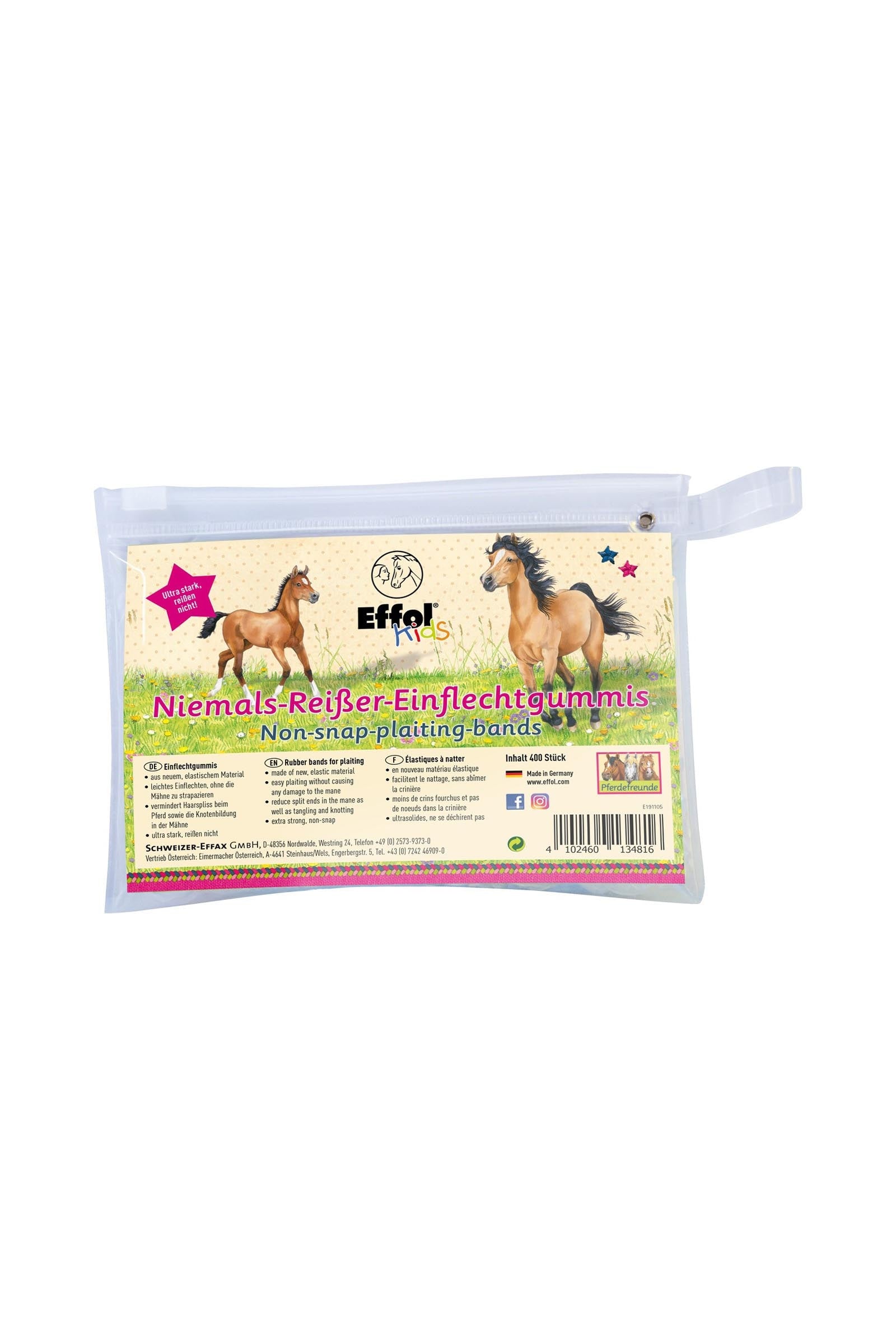 Effol Kids Slickbands colorati, 400 pz Accessori per la toelettatura