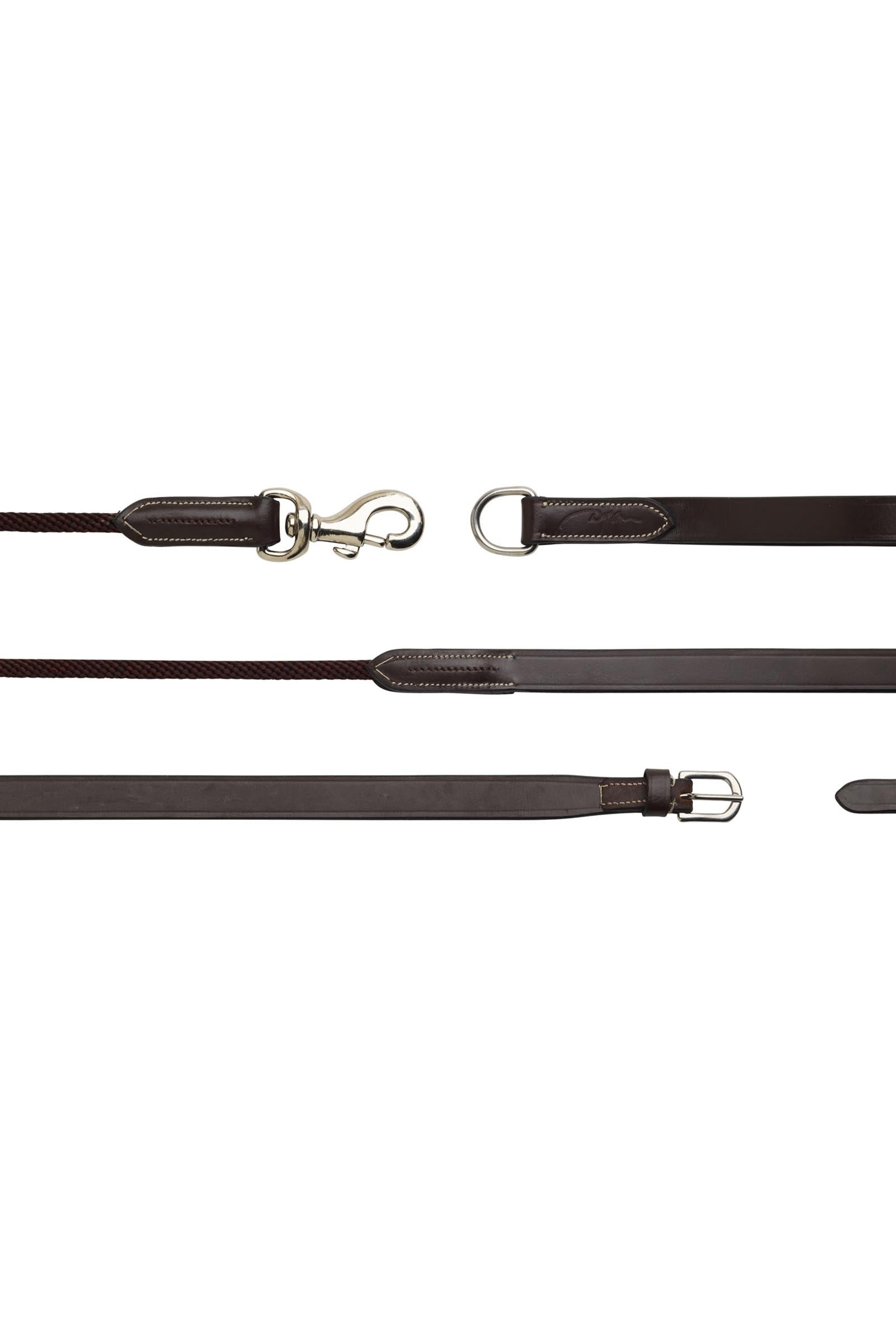 Dy'on Working redini di ritorno pelle/nylon 16 mm Briglie & redini