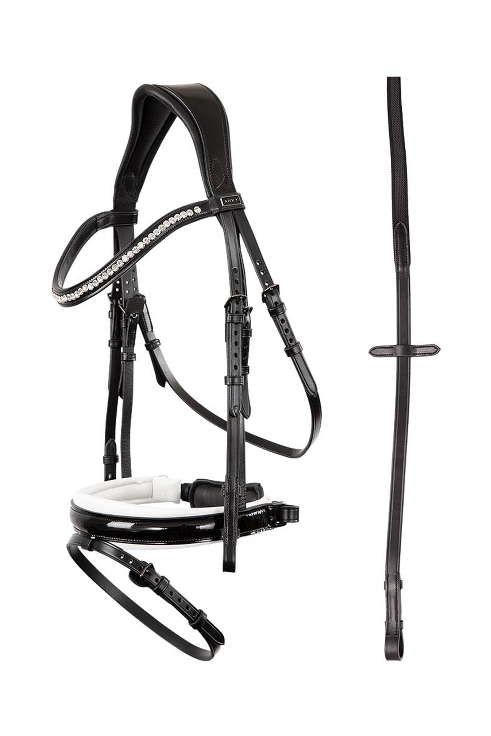 Anky ANKY Anatomic Bridle Patent Leather With Soft Padding Briglie & redini
