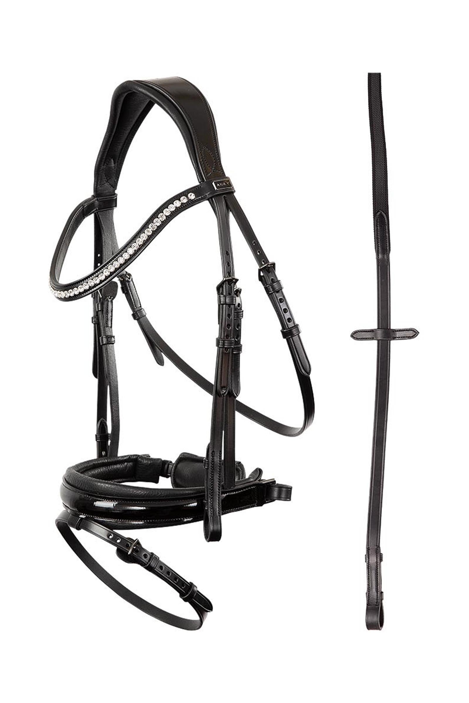 Anky ANKY Anatomic Bridle Patent Leather With Soft Padding Briglie & redini