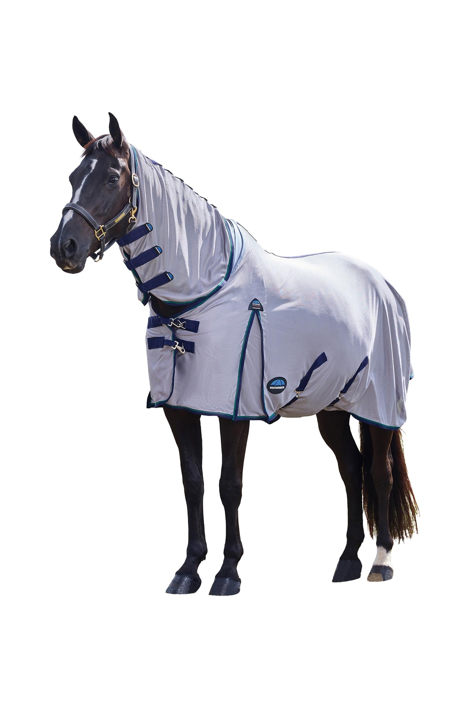 Weatherbeeta ComFiTec Zephyr Coperta antimosche combo con collo fisso, 0 g Coperte per cavalli