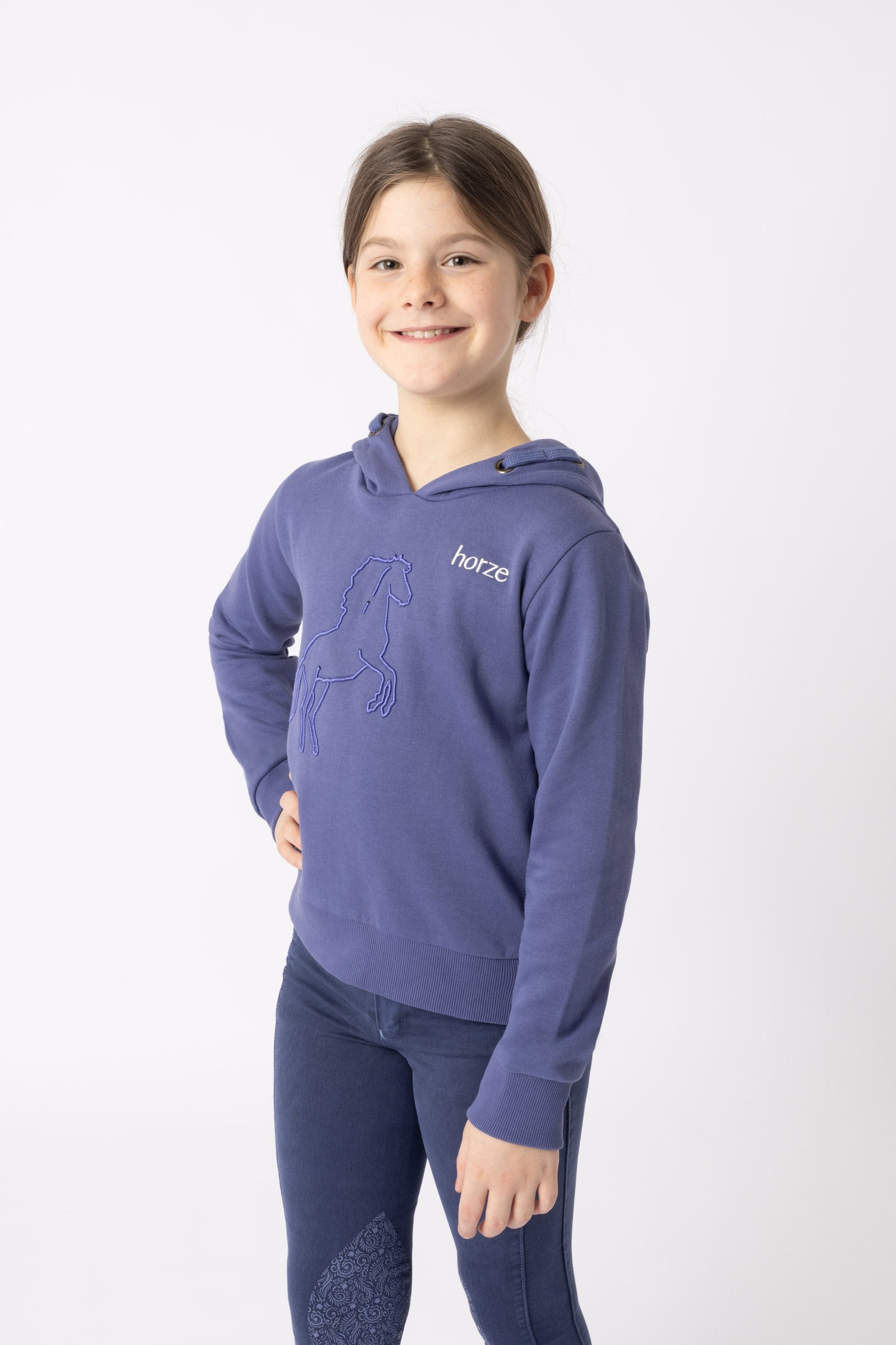 Horze Selma Felpa con cappuccio per bambini Abbigliamento per bambini