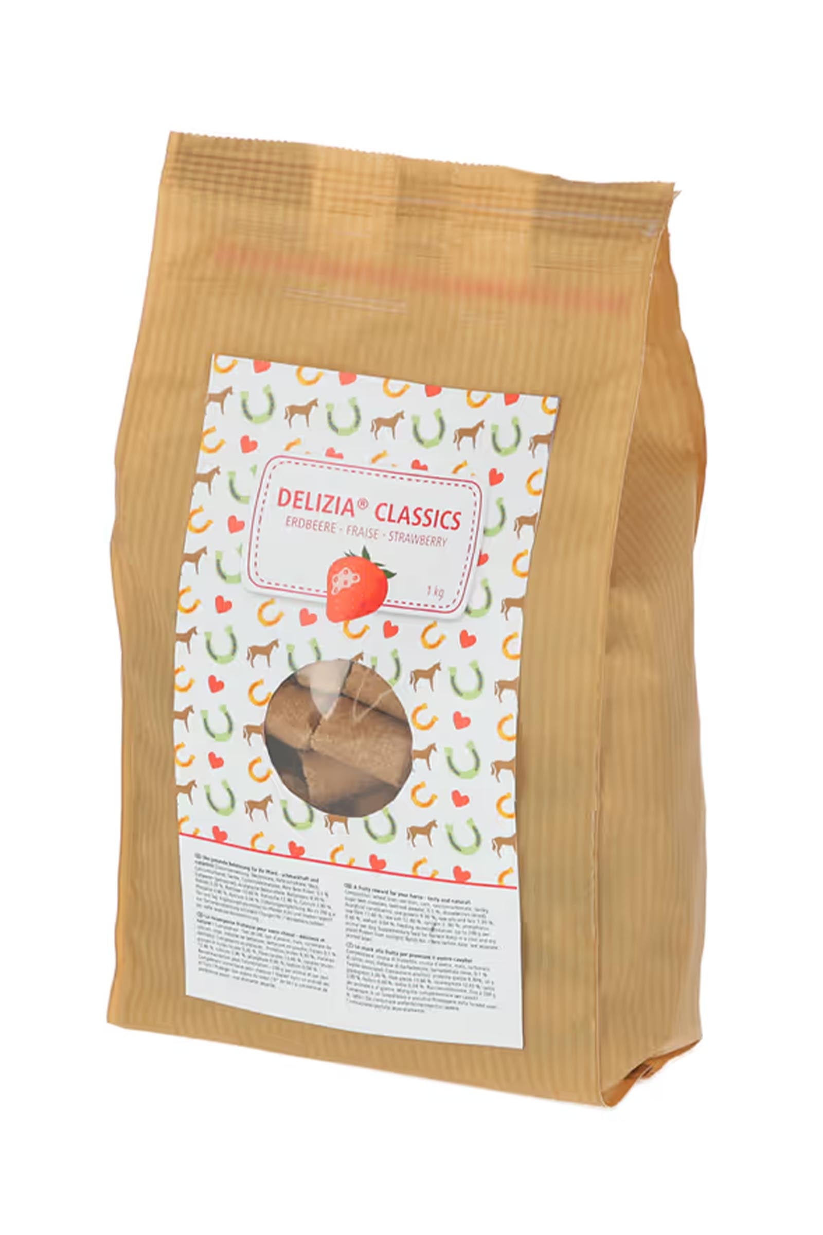 Delizia Sweeties alla fragola, 1 kg Horse Feed & Nutrition