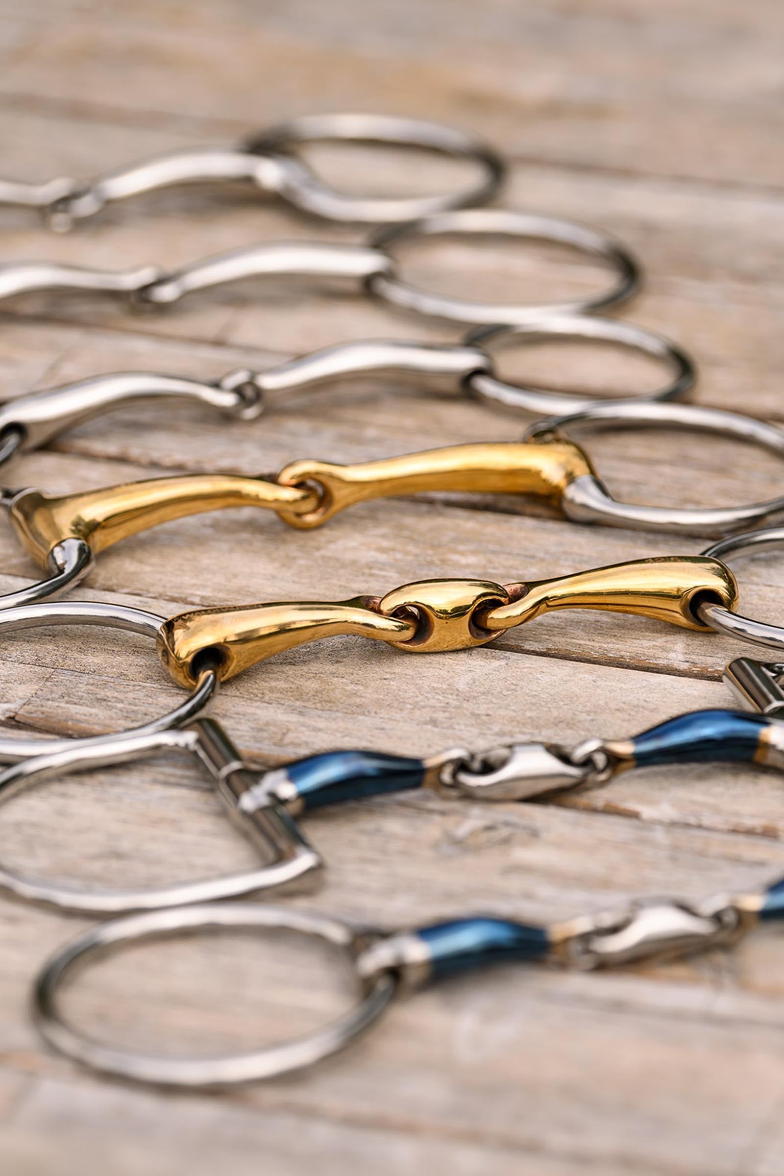 Waldhausen Snaffle Bit, Single Jt., Stainless St., 16 mm Horse Bits