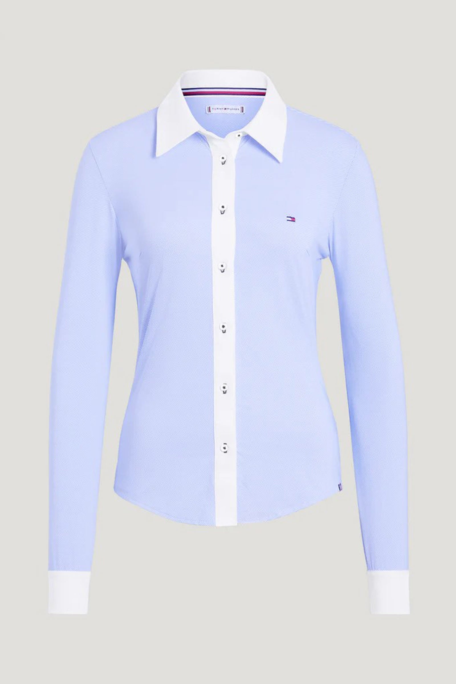 Tommy Hilfiger Equestrian Tommy Hilfiger Essex camicia oxford elasticizzata da donna Abbigliamento da donna