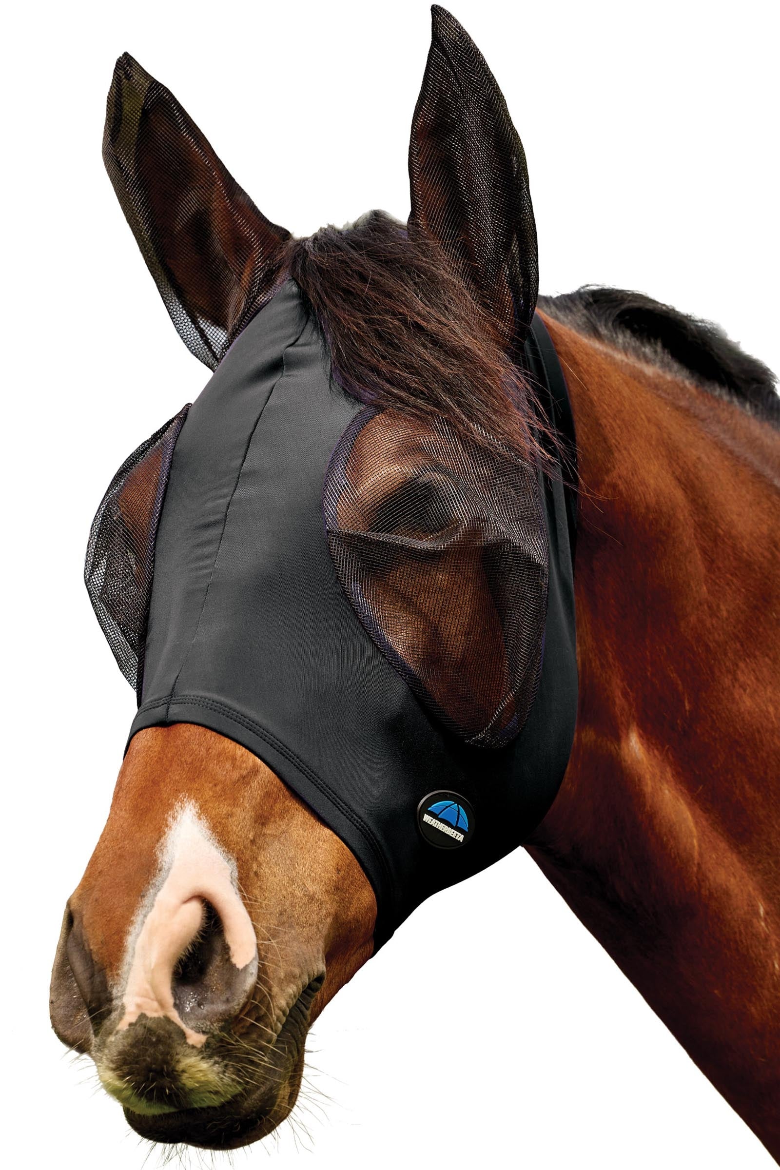 Weatherbeeta Comfitec Deluxe Stretch Maschera antimosche con orecchie Protezione antimosche per cavalli