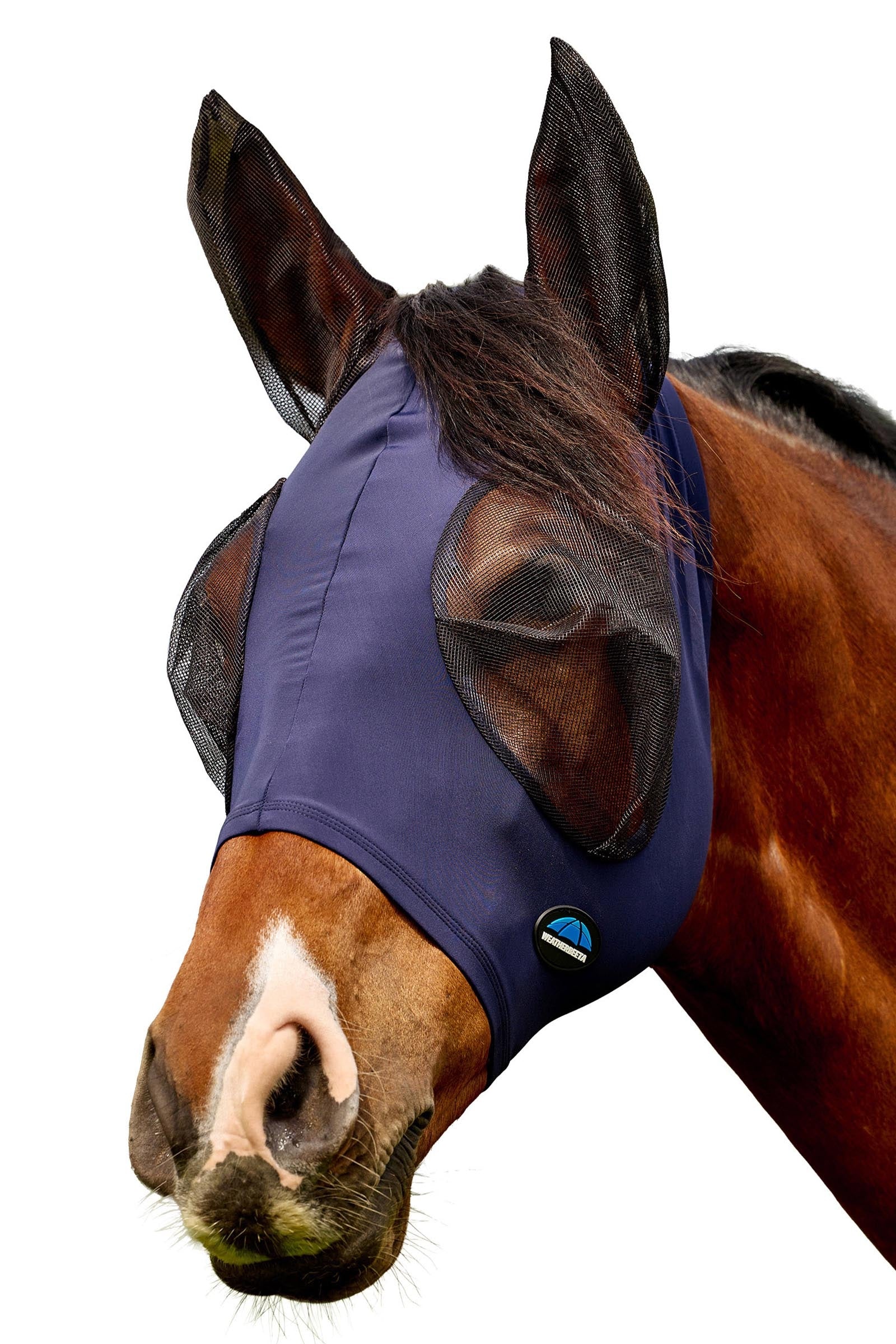 Weatherbeeta Comfitec Deluxe Stretch Maschera antimosche con orecchie Protezione antimosche per cavalli