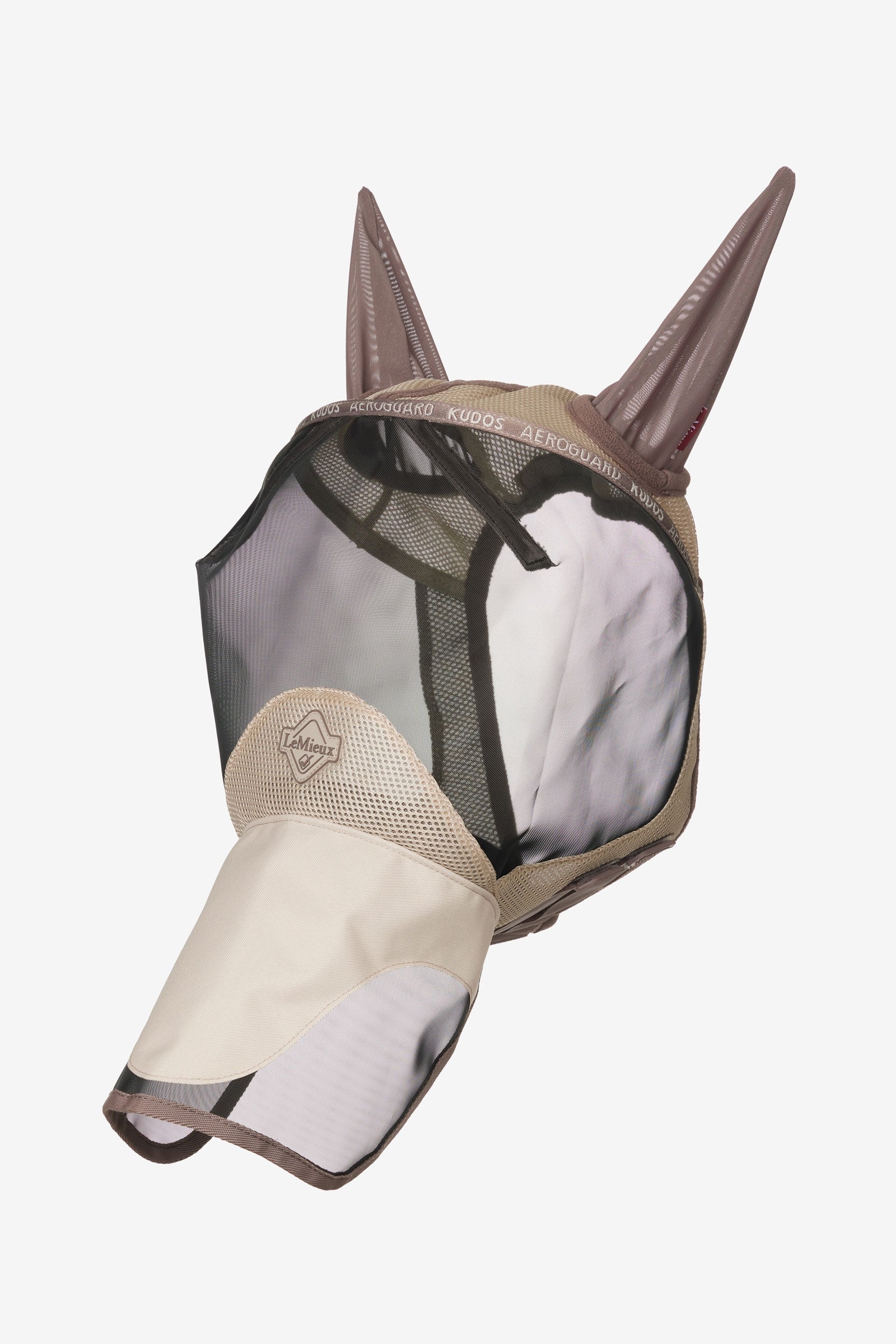 LeMieux Kudos AeroGuard Full Fly Mask Protezione antimosche per cavalli