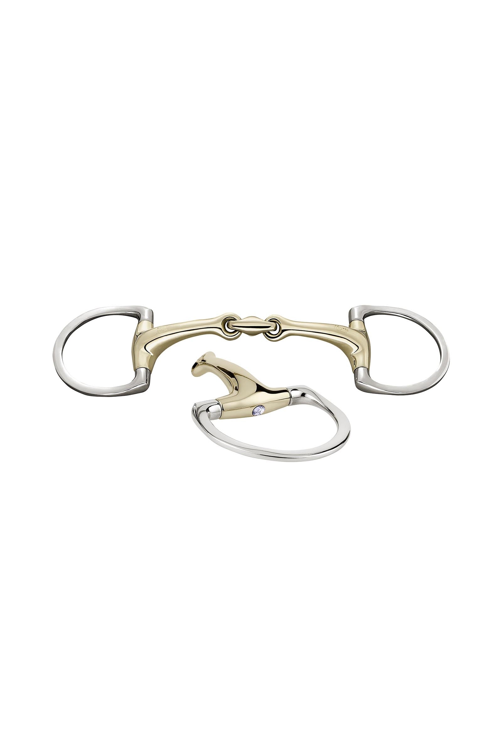 Sprenger Dynamic RS morso oliva anelli D, doppio snodo, 16 mm, Sensogan, con cristalli Boccaglio