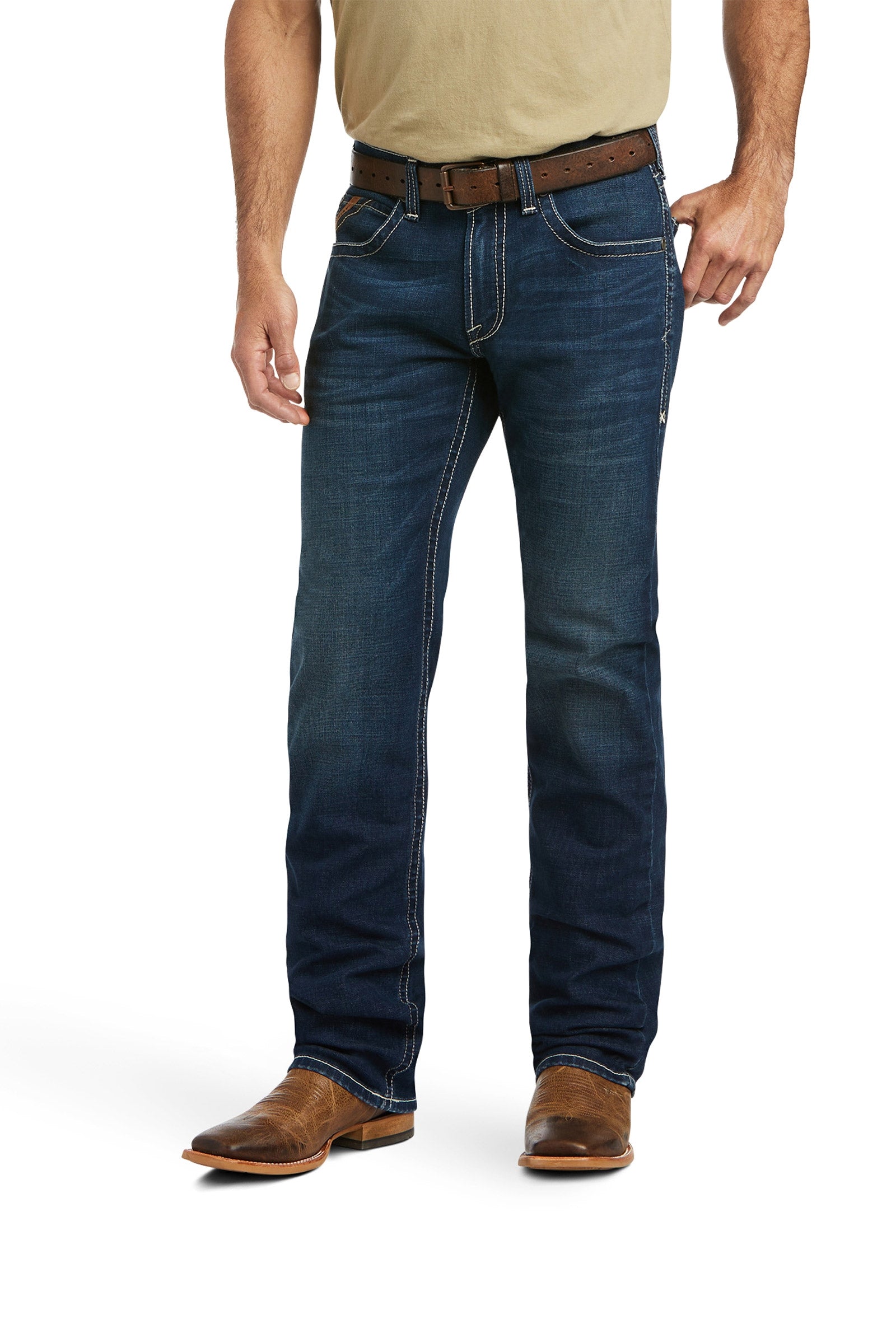 Ariat M5 Straight Stretch Remming Stackable Straight Leg Jeans Abbigliamento da uomo