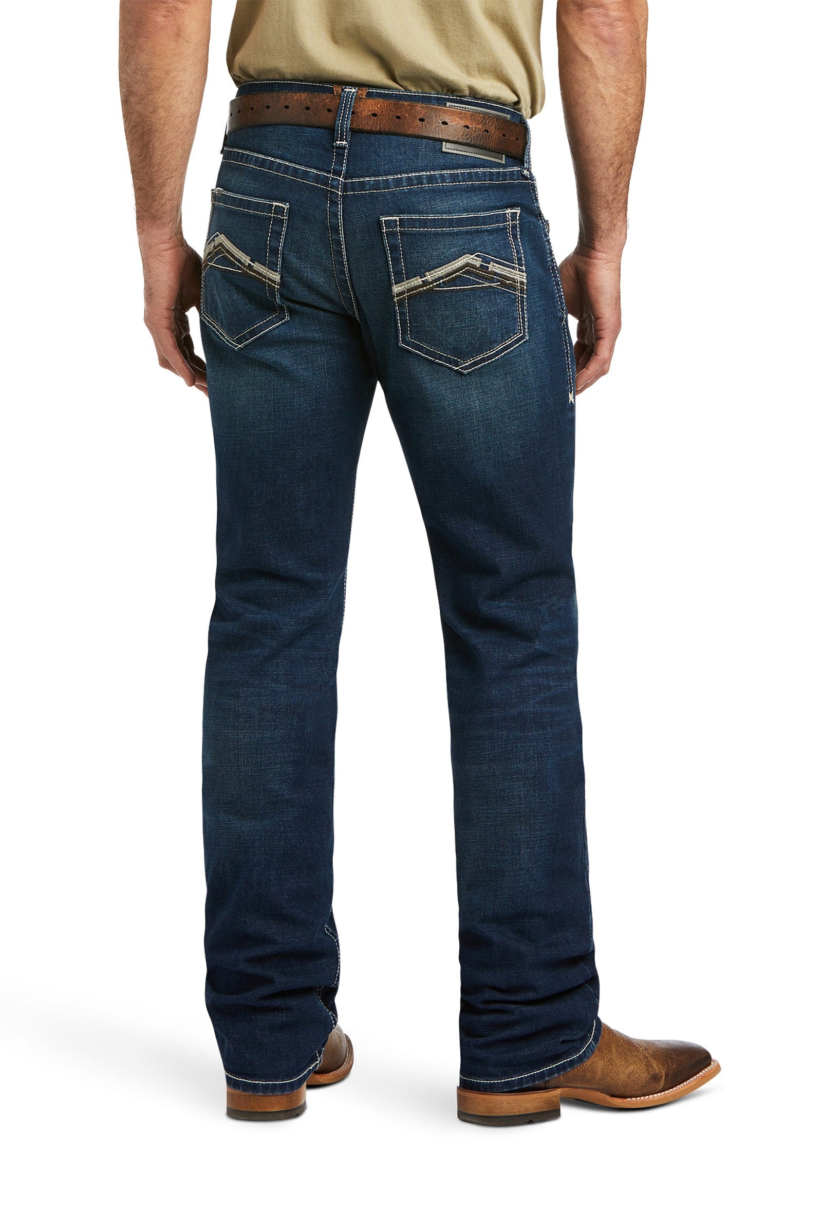 Ariat M5 Straight Stretch Remming Stackable Straight Leg Jeans Mens Riding Clothing