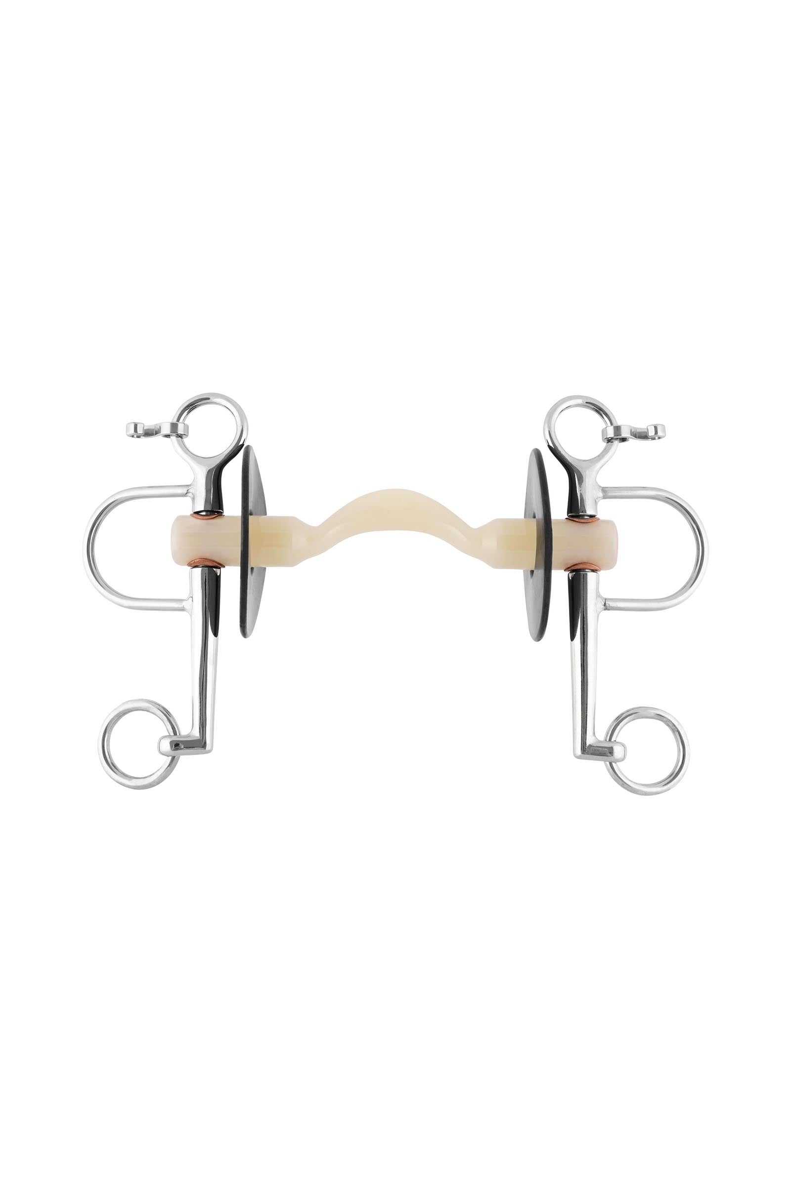 Sprenger Nathe Morso Pelham 20 mm con imboccatura Mullen morbida, apertura e guance lunghe (guancia inferiore anello 7 cm) Boccaglio