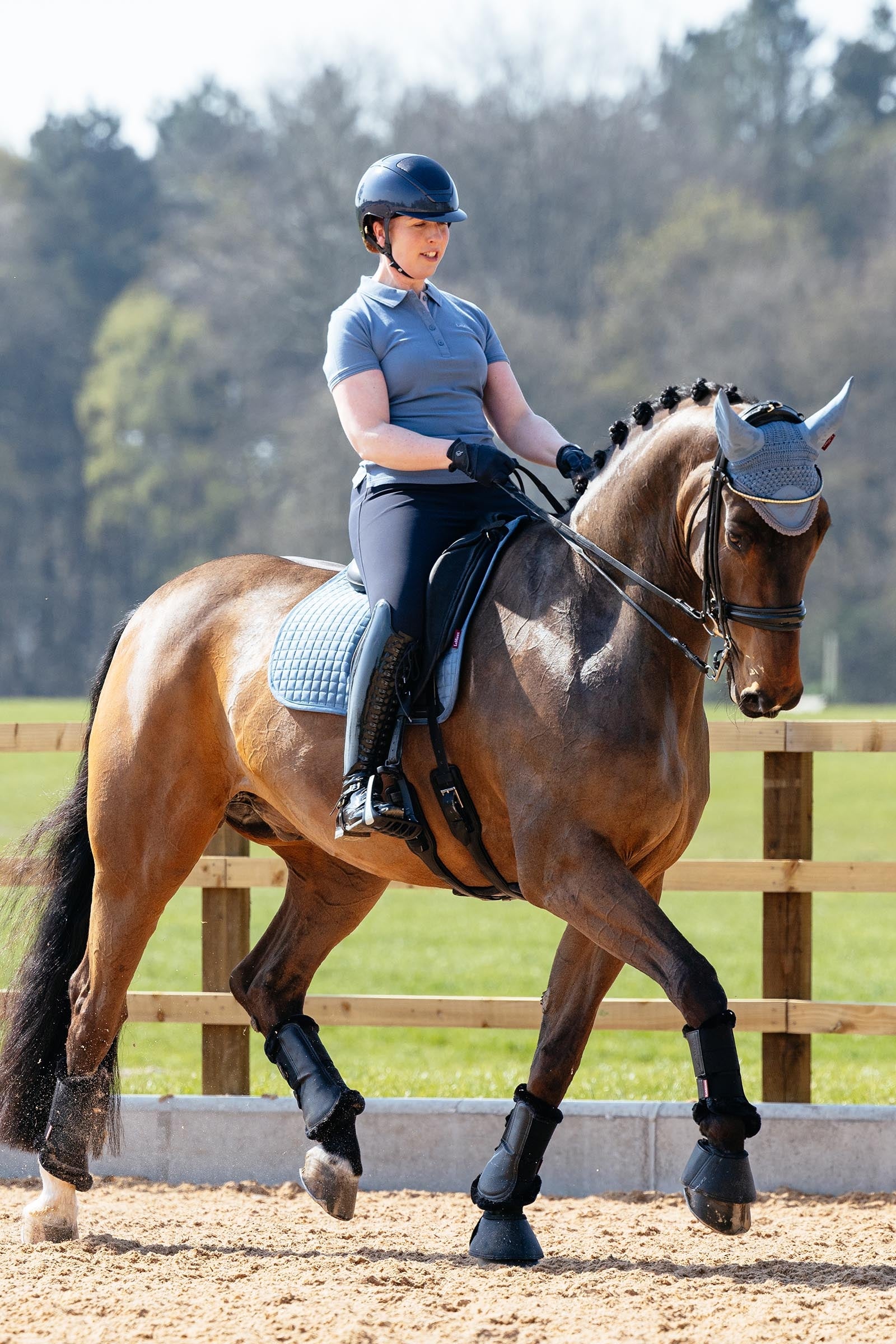 LeMieux Suede Dressage Square Saddle Pad Saddle Pads