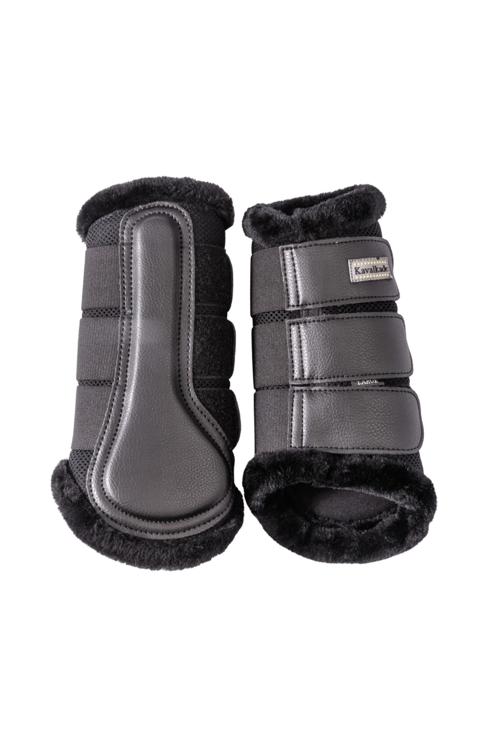 Kavalkade Anatomic Mesh paratendini con pelliccia sintetica Leg & Hoof Protection