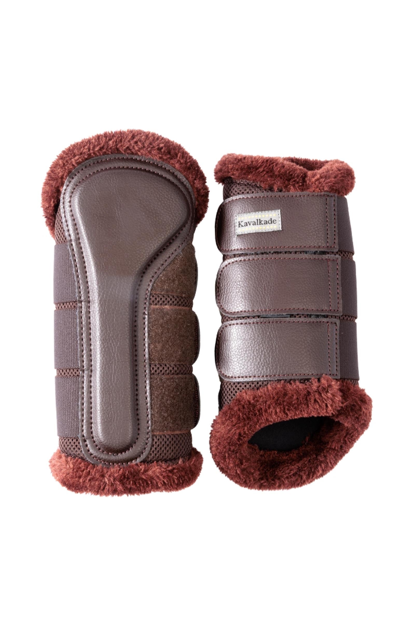 Kavalkade Anatomic Mesh paratendini con pelliccia sintetica Leg Protection & Hoof Protection for Horses