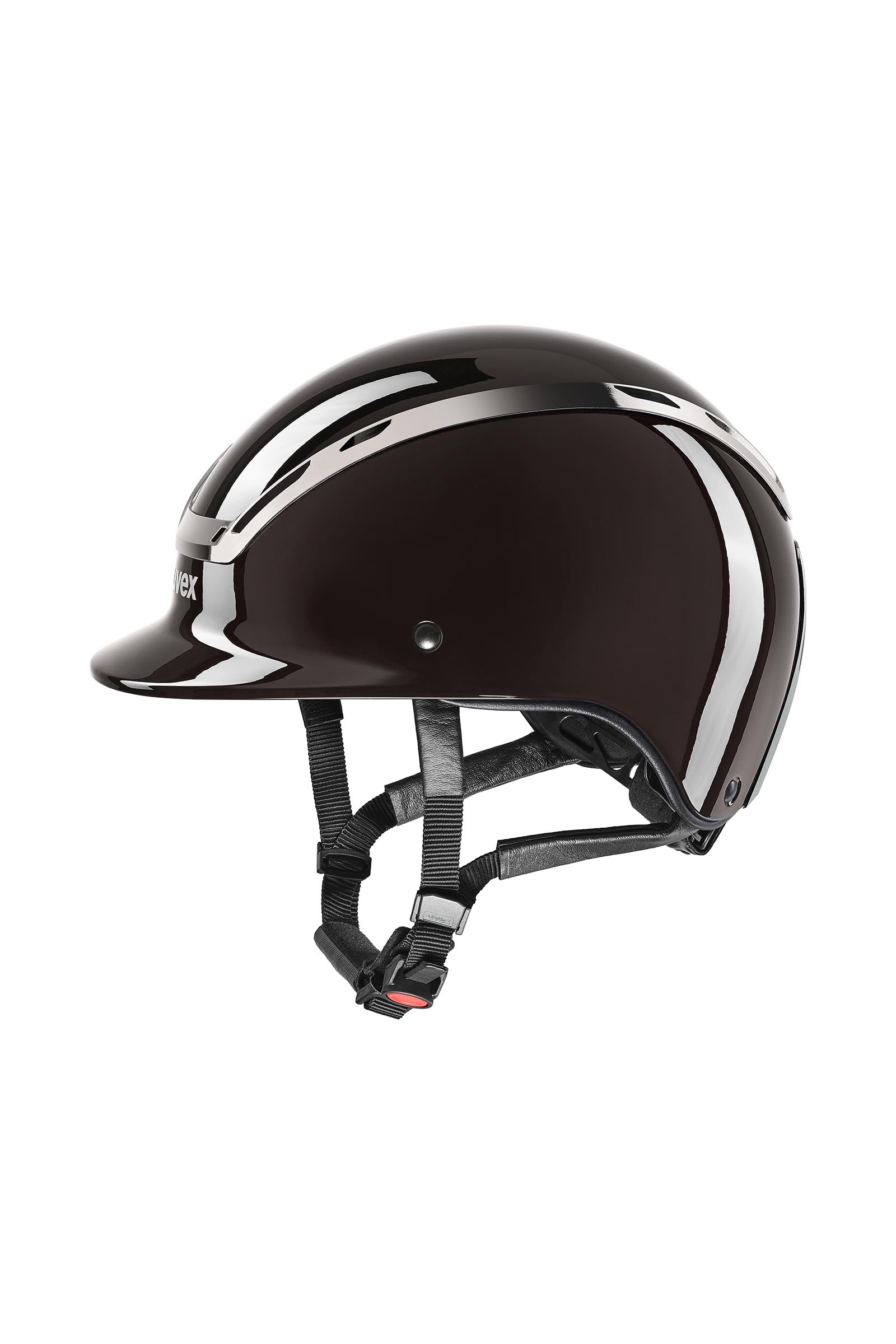 Uvex Exxeed Shiny Chrome Casco da equitazione Attrezzatura di sicurezza