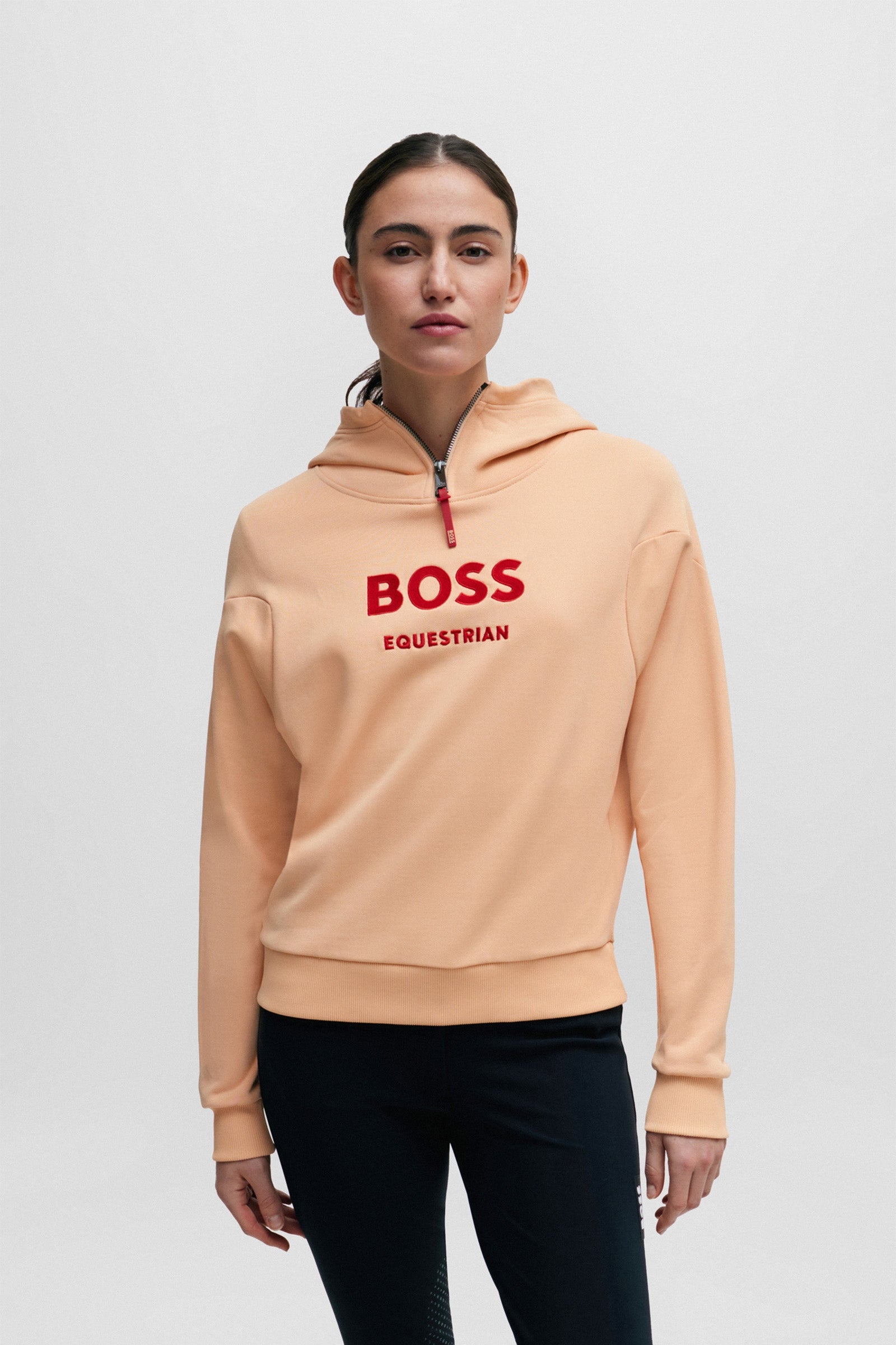 Boss Faye Logo Zip Hoodie Women’s Riding Clothing
