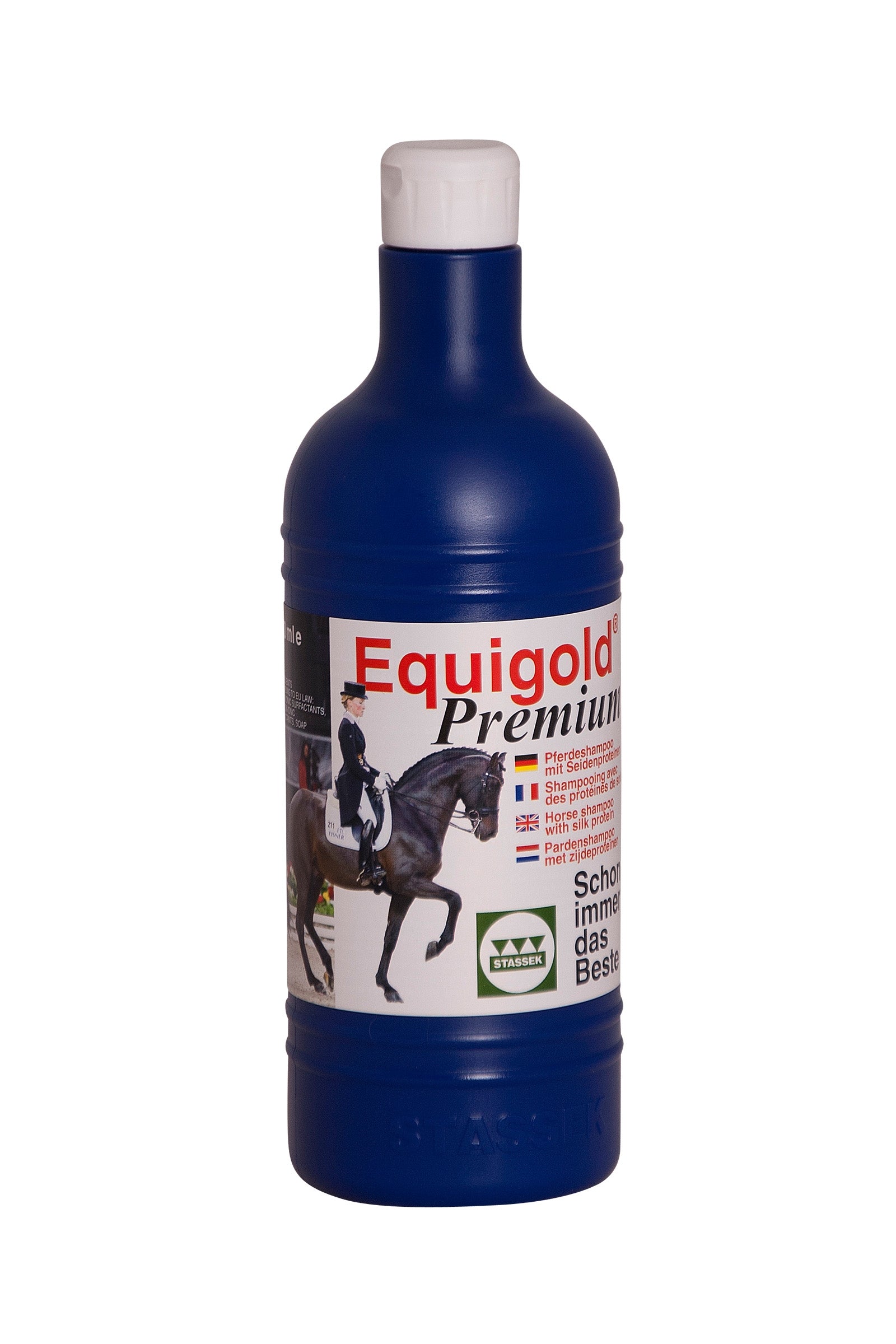 Stassek Equigold Premium Shampoo per cavalli, 750 ml Prodotti per la salute