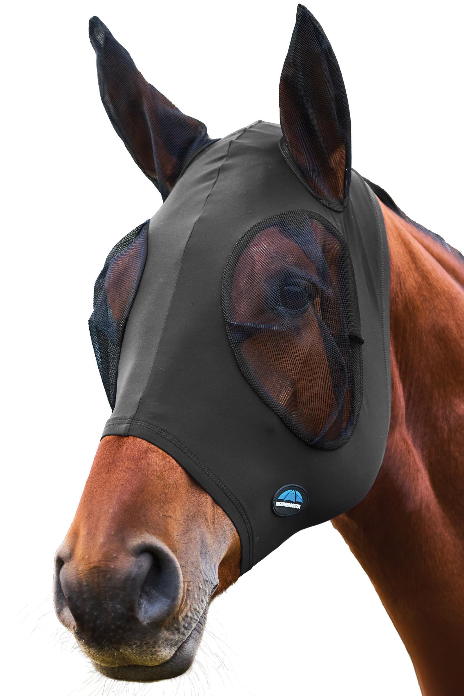 Weatherbeeta Comfitec Stretch Maschera antimosche con orecchie Protezione antimosche per cavalli
