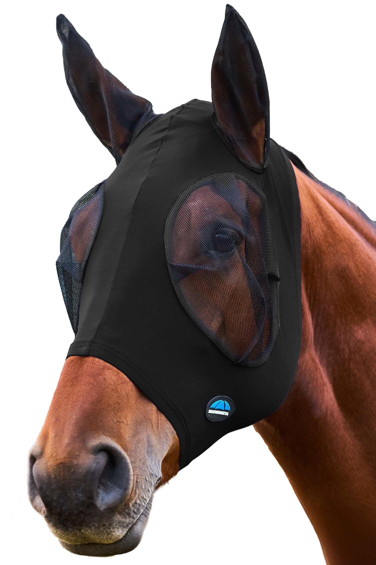Weatherbeeta Comfitec Stretch Maschera antimosche con orecchie Protezione antimosche per cavalli