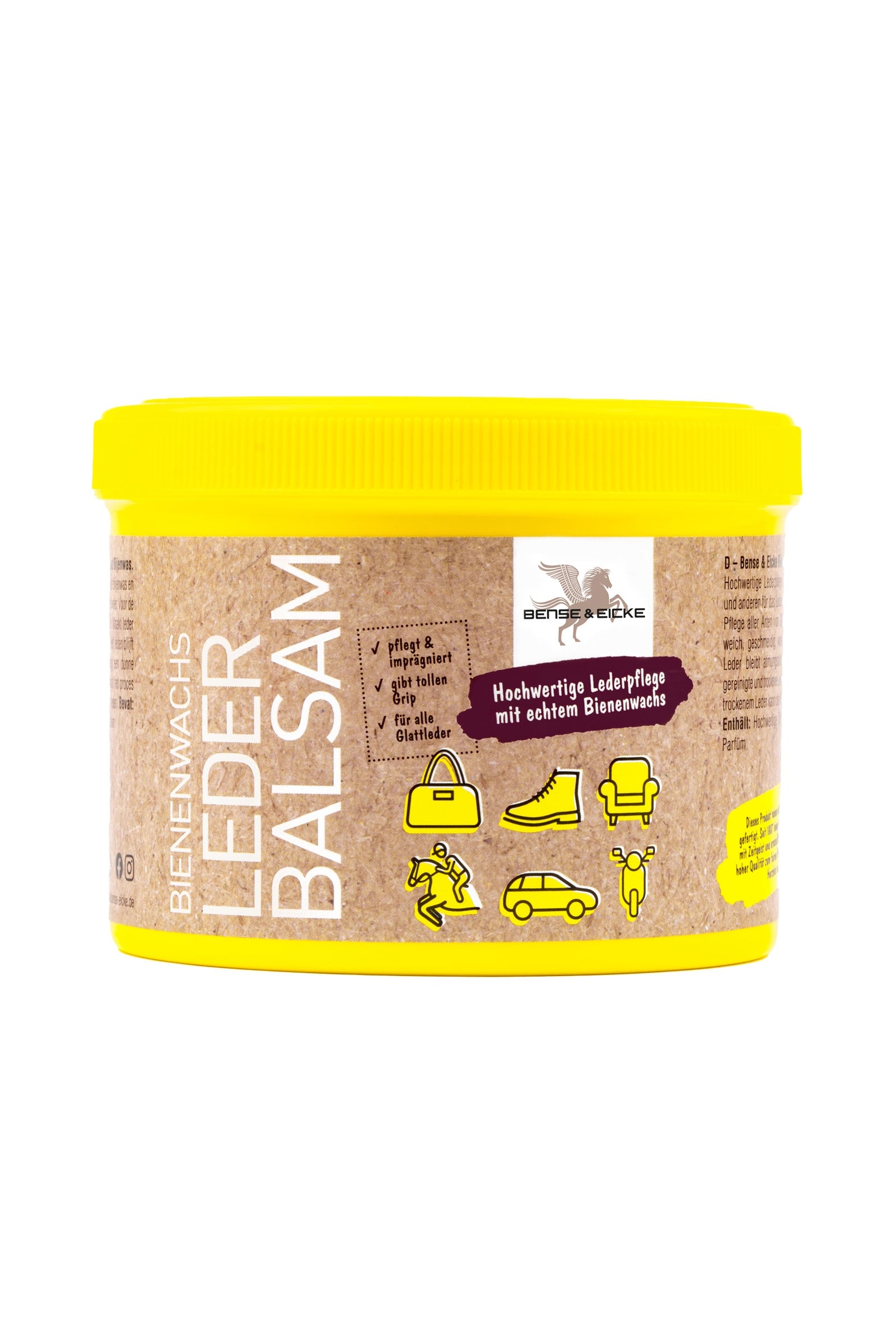 Bense & Eicke Balsamo per cuoio con cera d'api, 500 ml Prodotti per la salute