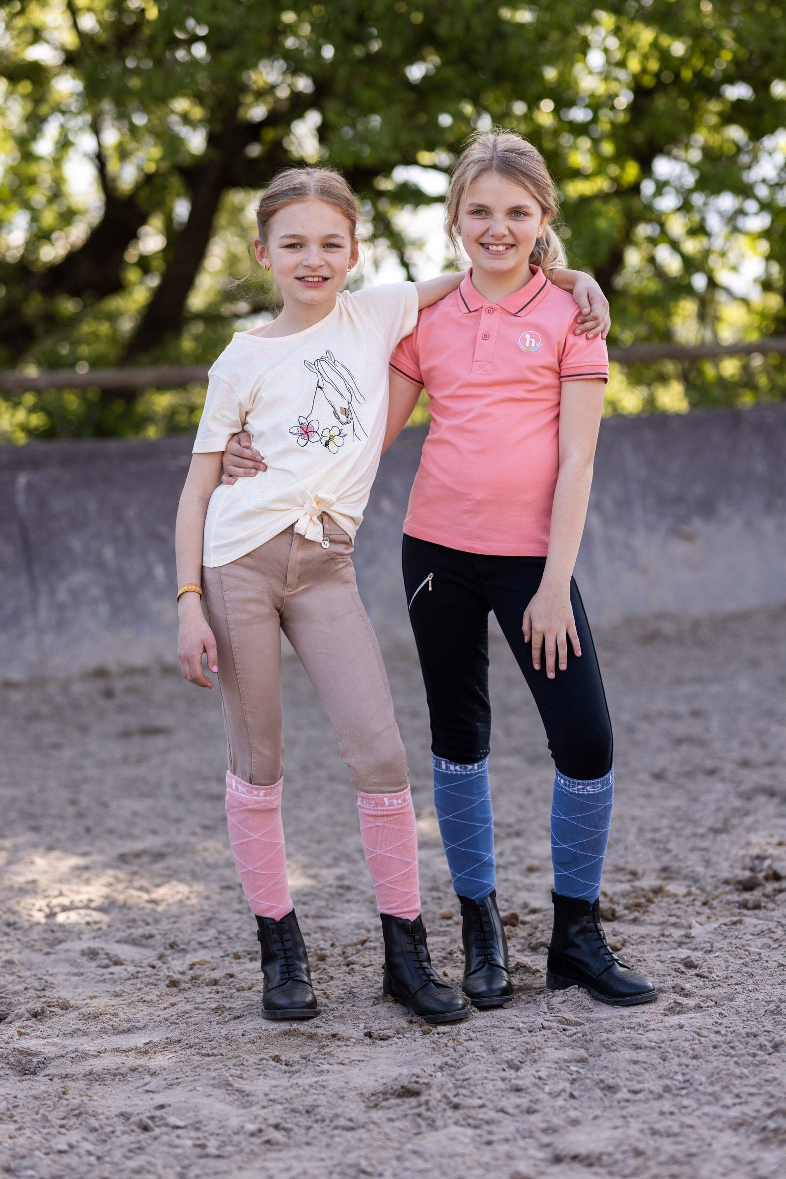 Horze Sohra Kids' Functional Poloshirt Kids Apparel