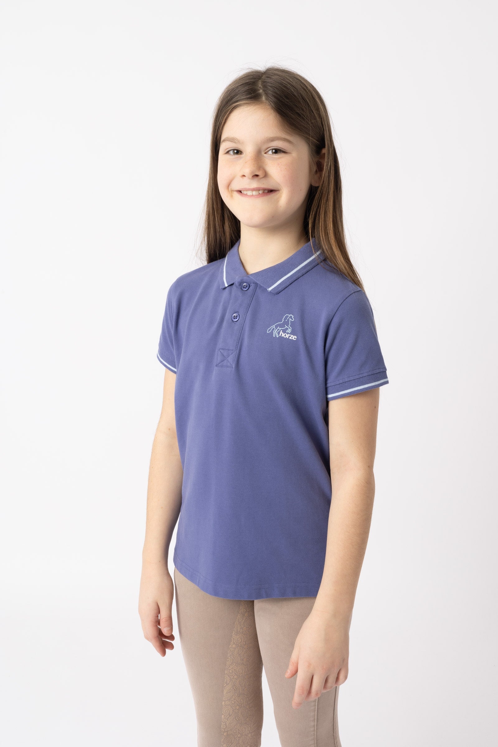 Horze Sohra Polo funzionale per bambini Abbigliamento per bambini