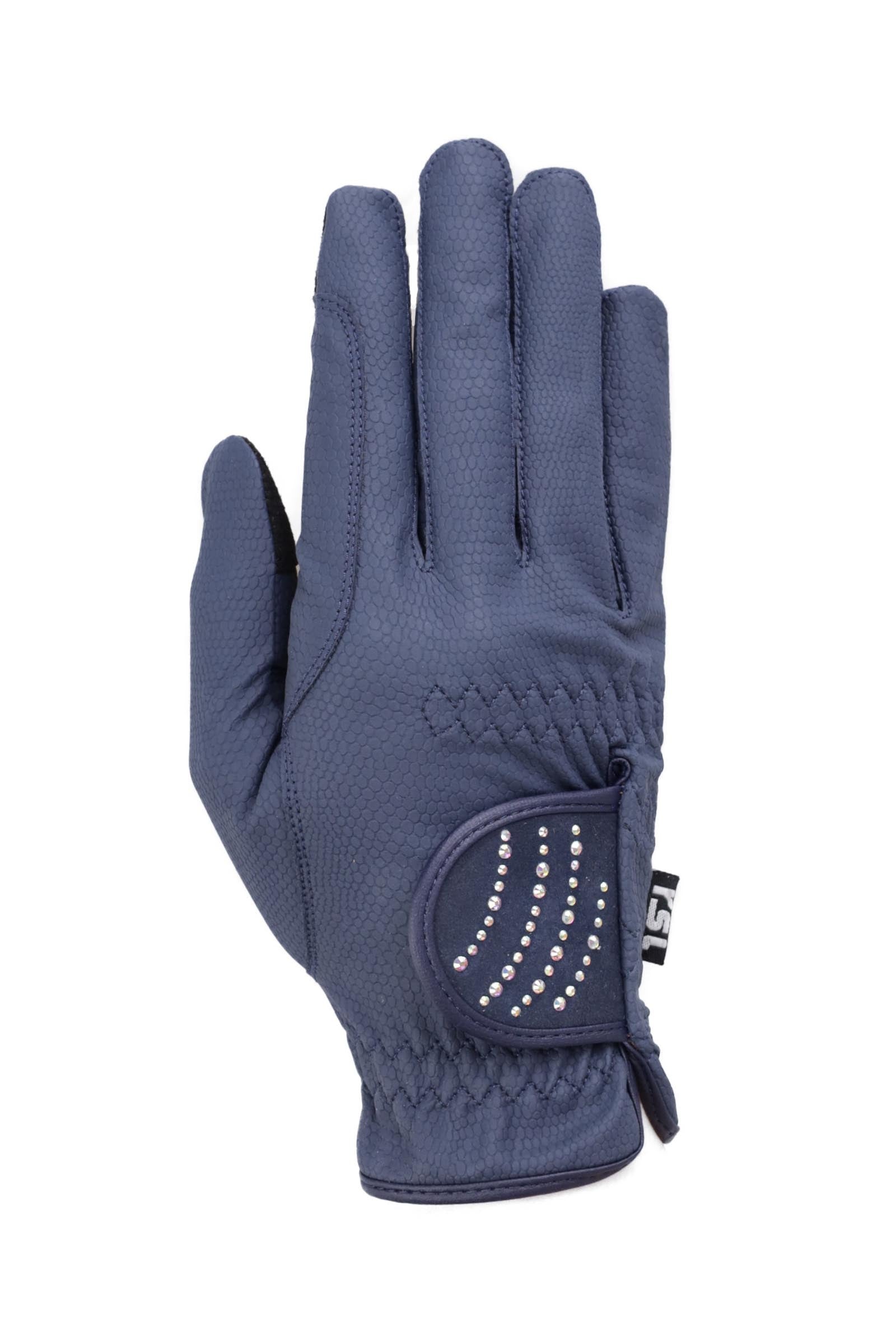 RSL Dubai guanti da equitazione con pietre glitter adattive Guanti