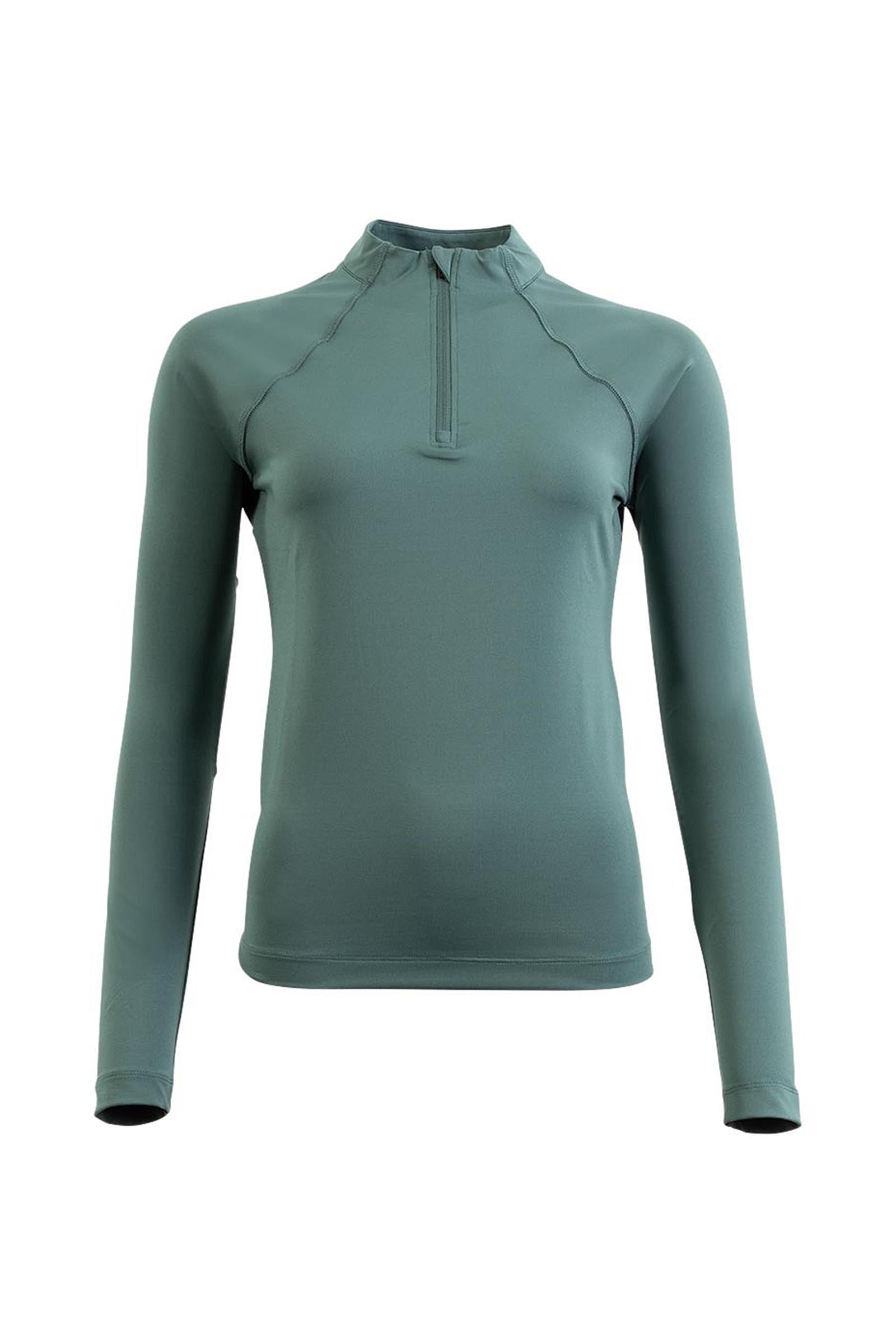 BR CLX maglia da donna a maniche lunghe con zip Abbigliamento da donna