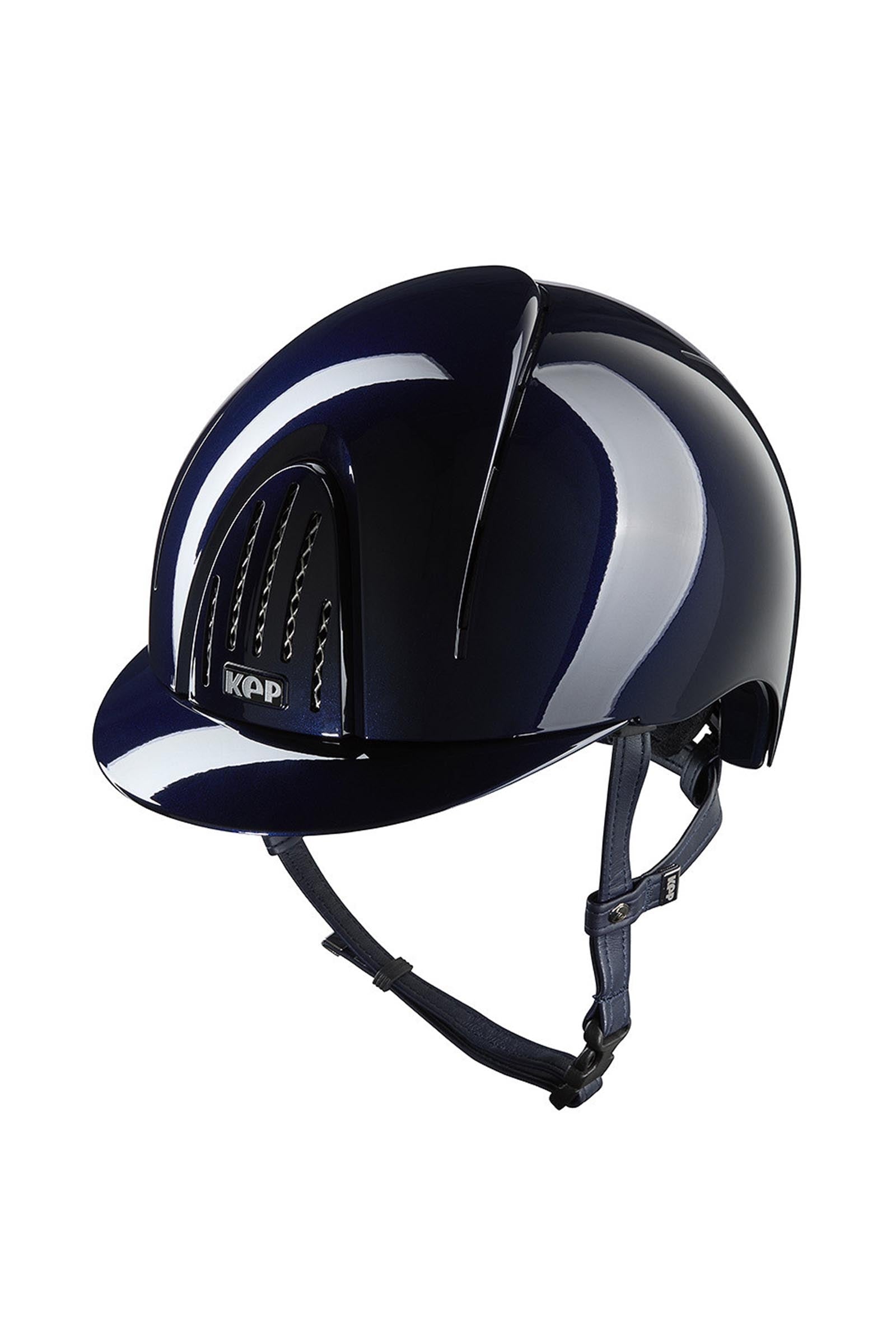 KEP Helmets KEP NOVA ABS Metal Polish Riding Helmet Attrezzatura di sicurezza